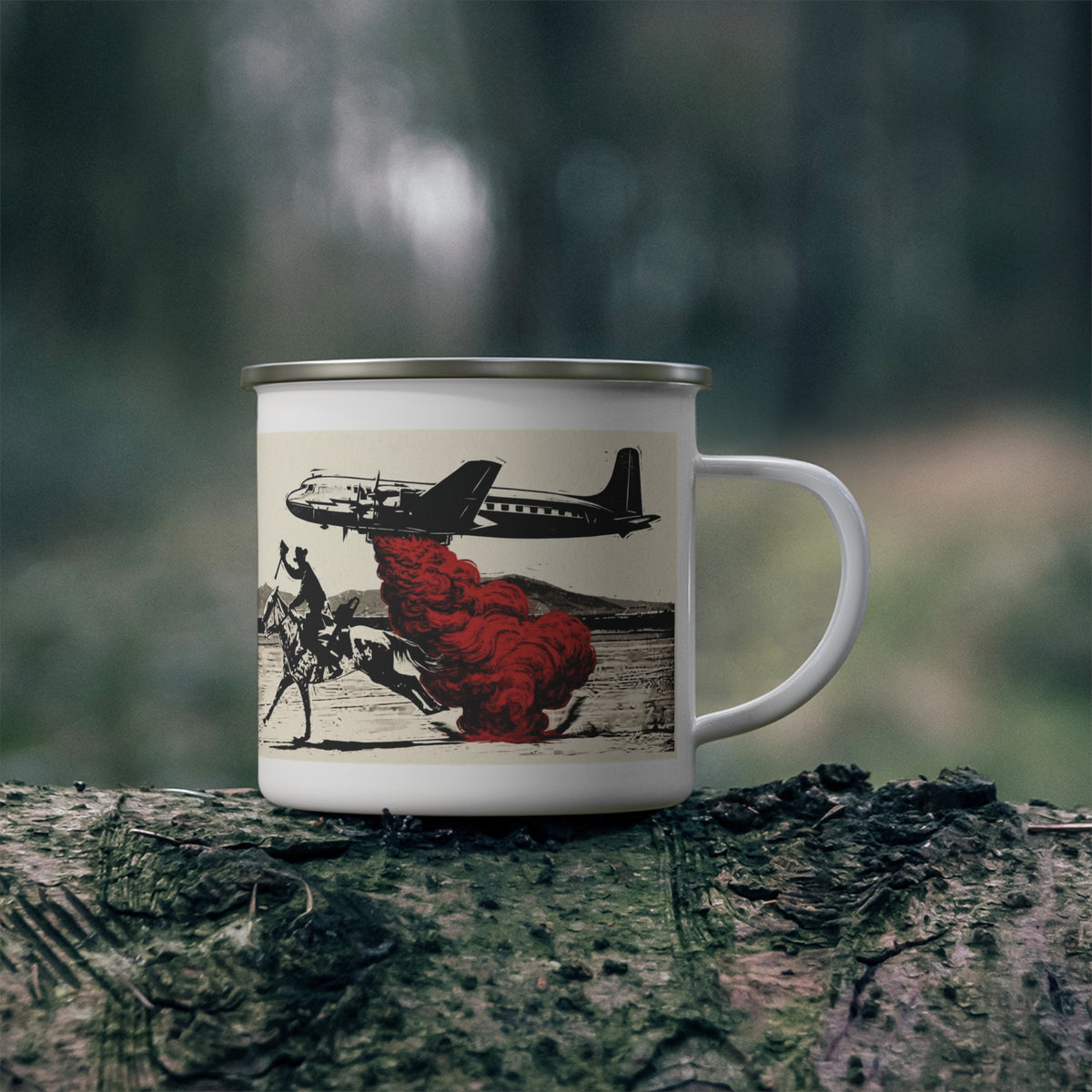 Western Ways Enamel Camping Mug