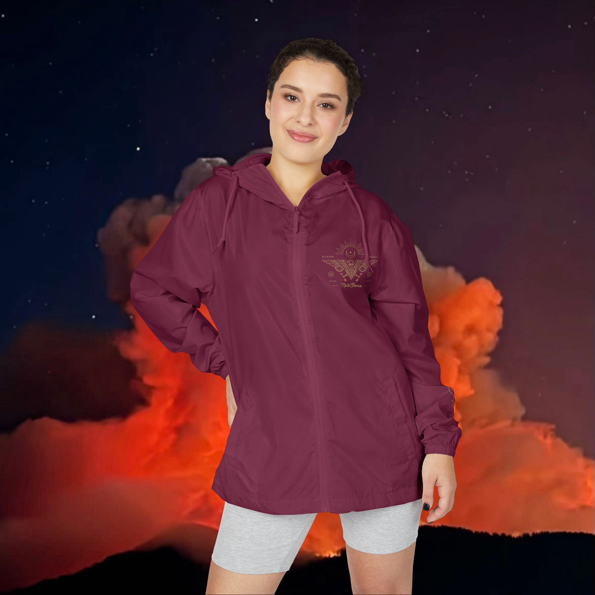 Homage Unisex Full-Zip Windbreaker Jacket
