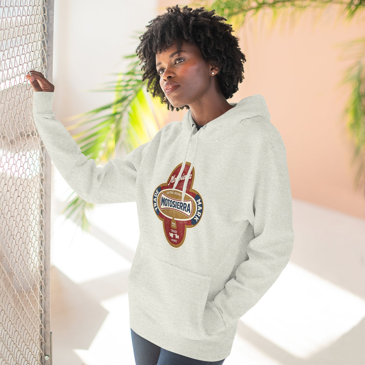 Vintage Three-Panel Fleece Hoodie