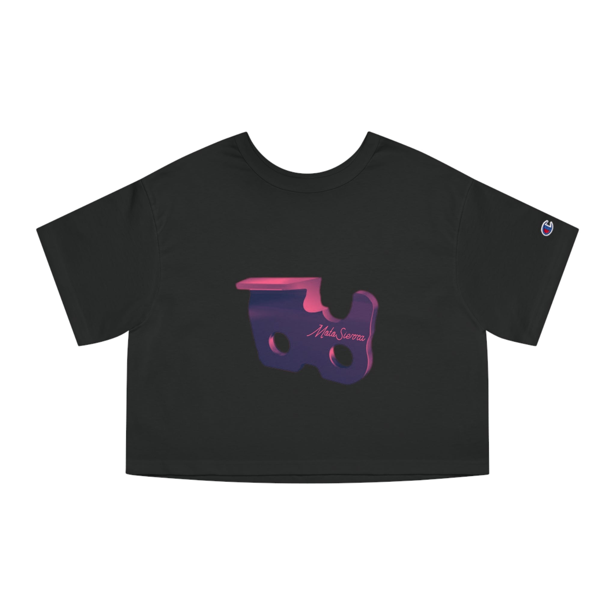 Cutter Champion Women's Heritage Cropped T-Shirt - Motosierra Forest Products Tee