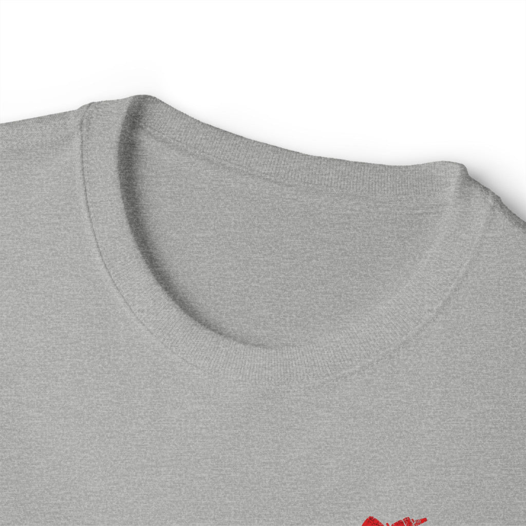 Skilled Labor Red Unisex Oversized Boxy Tee