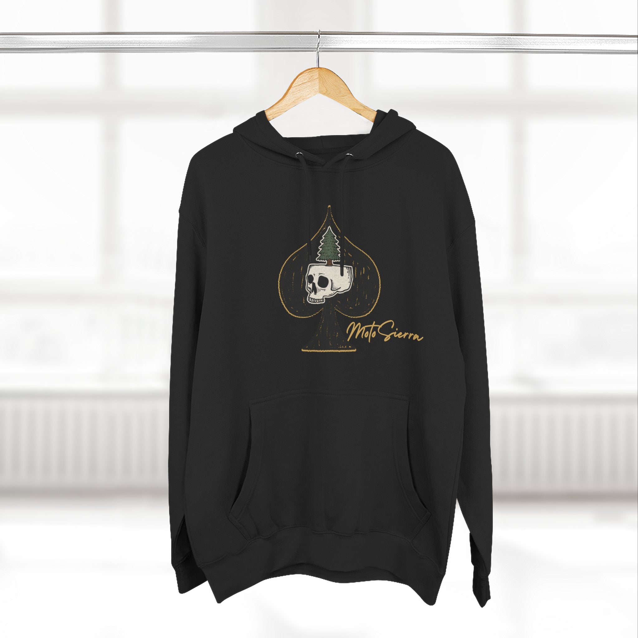 Ace of Spades Three-Panel Fleece Hoodie