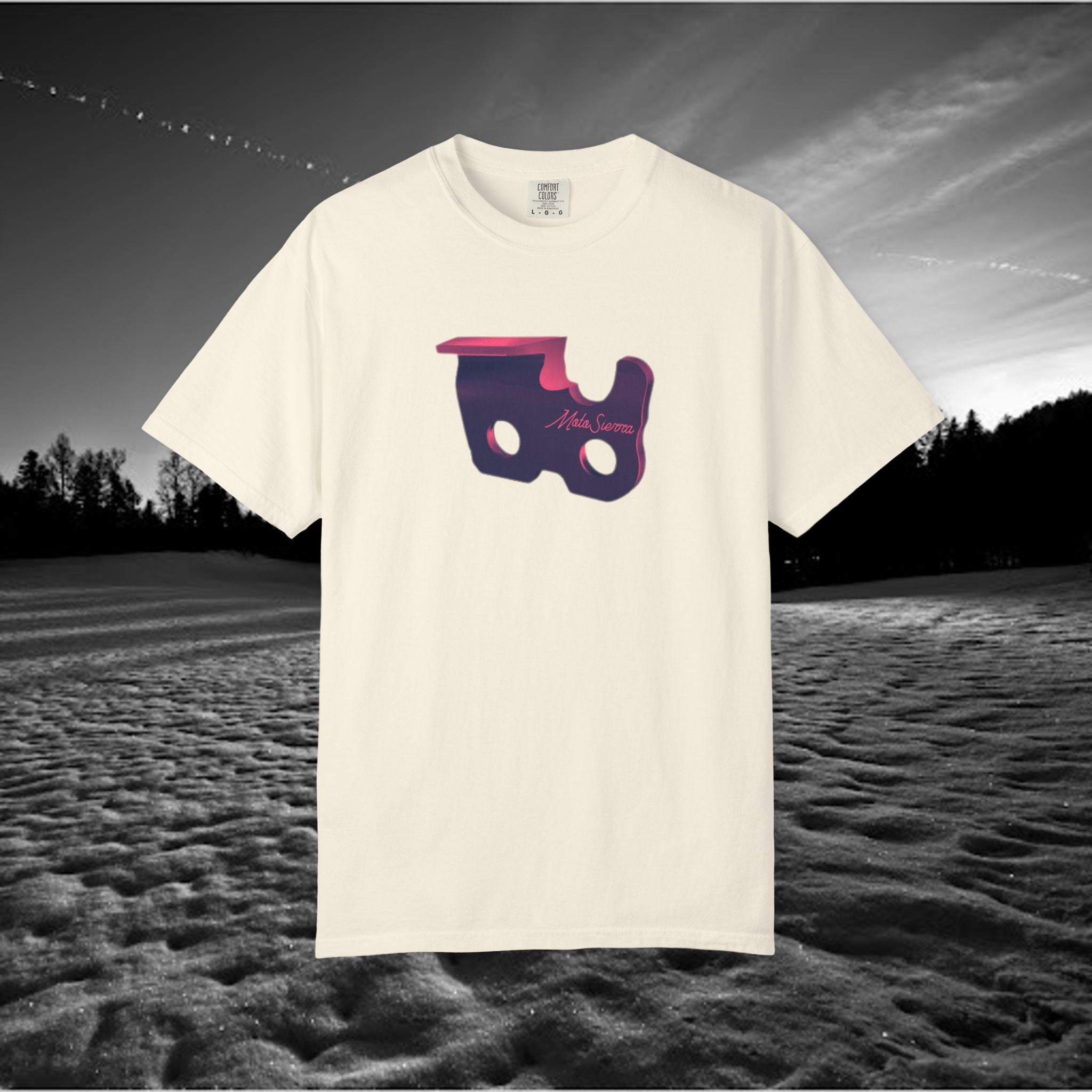 Cutter Garment-Dyed T-Shirt with Artistic Print, Casual Wear, Unique Gift, Streetwear, Graphic Tee, All-Occasion Style