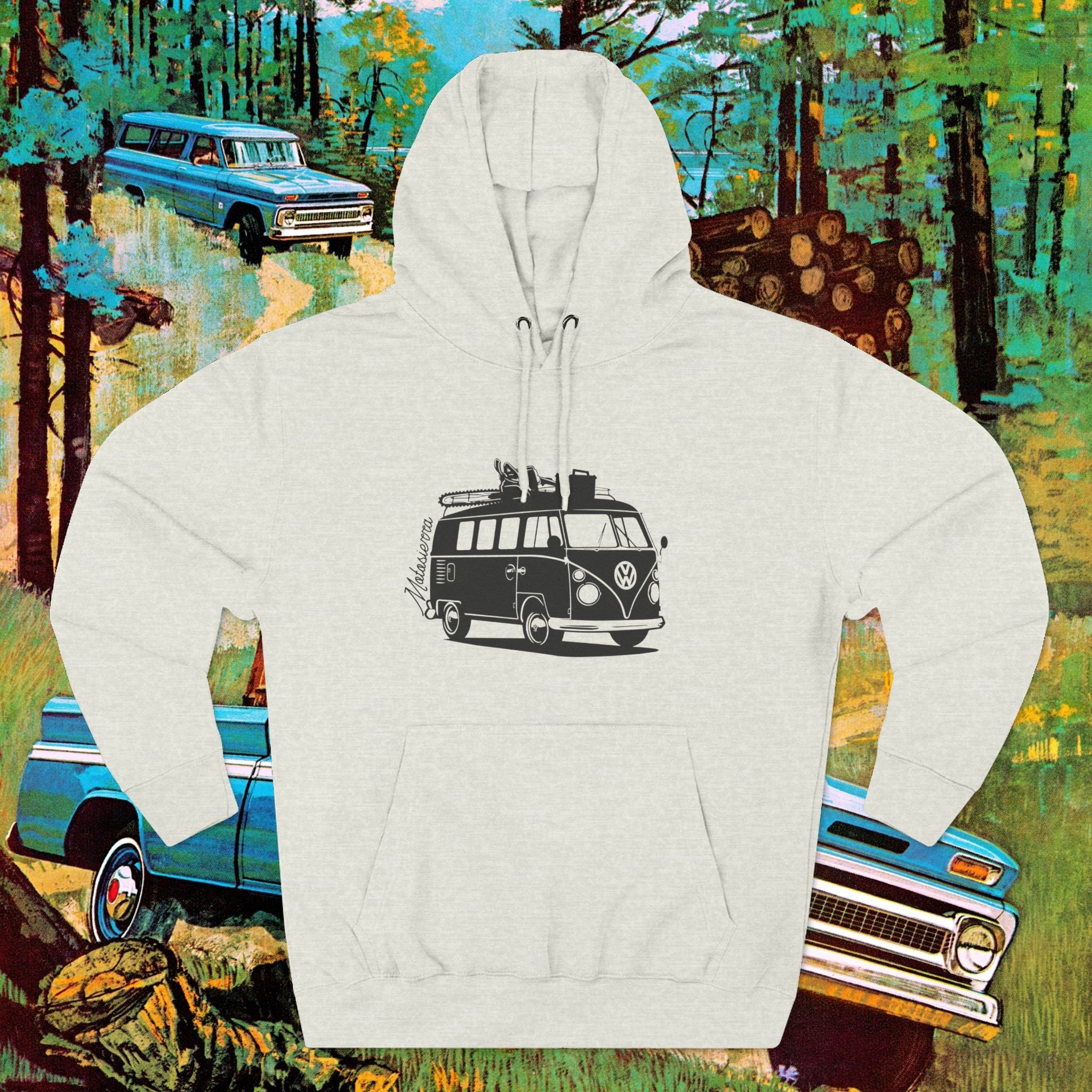 Magic Bus Three-Panel Fleece Hoodie