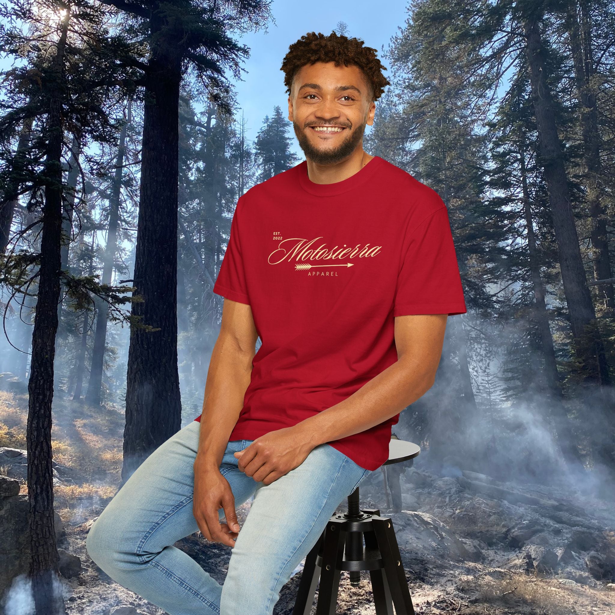 Script Logo Unisex Garment-Dyed T-shirt