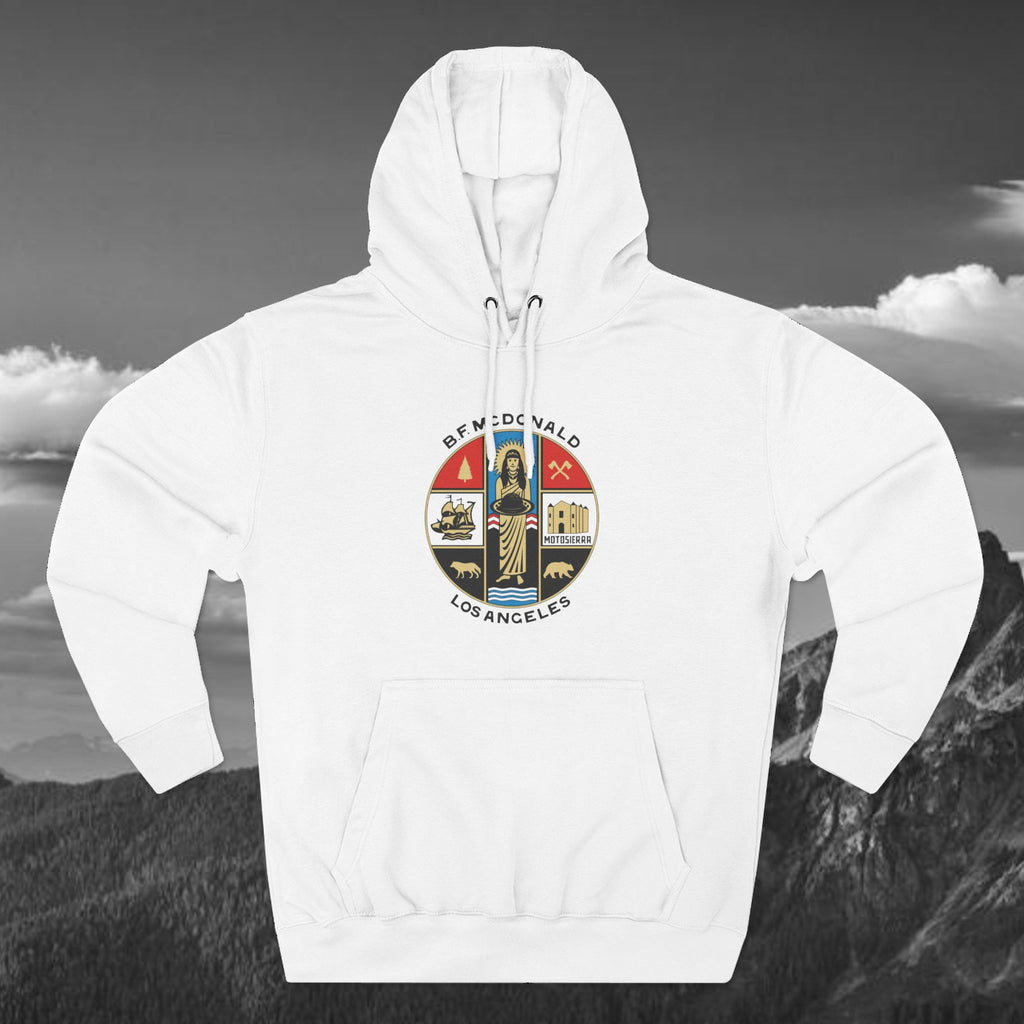 The Aluminum, B.F. Mac Three-Panel Fleece Hoodie