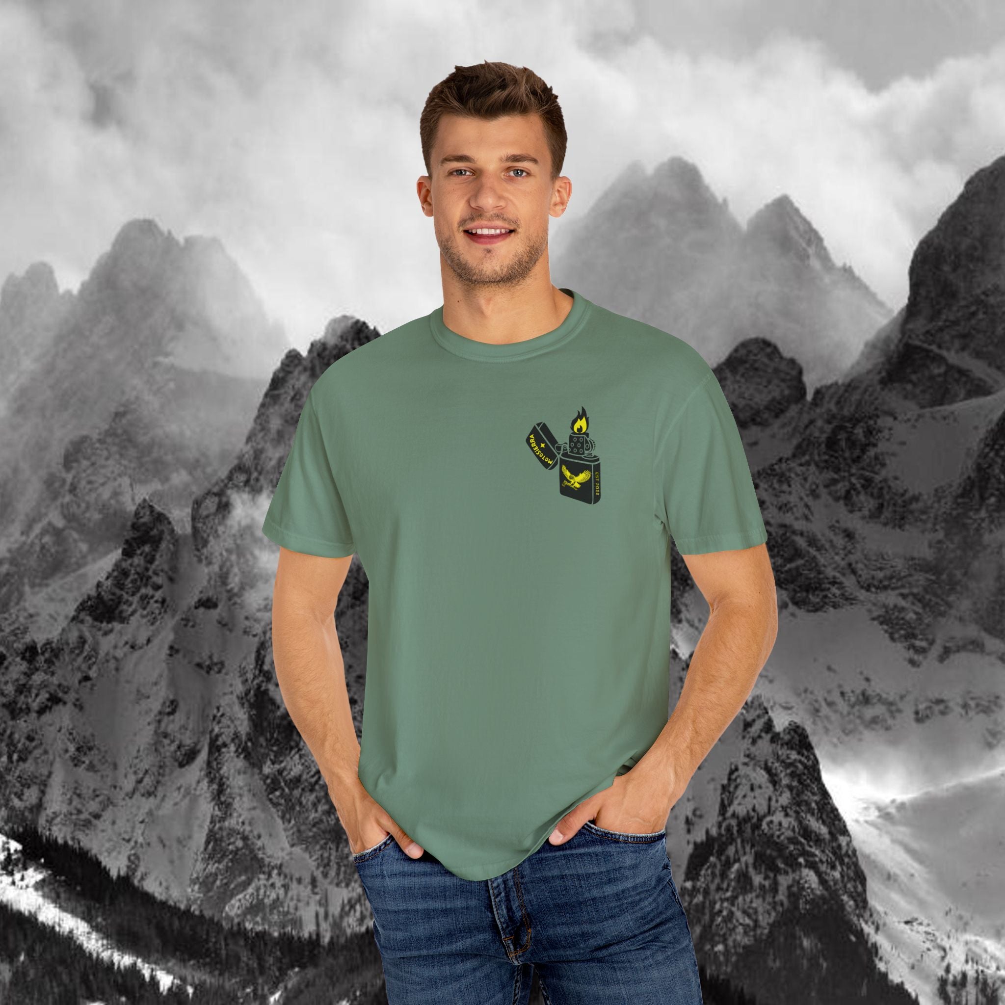 Flint Unisex Garment-Dyed T-shirt