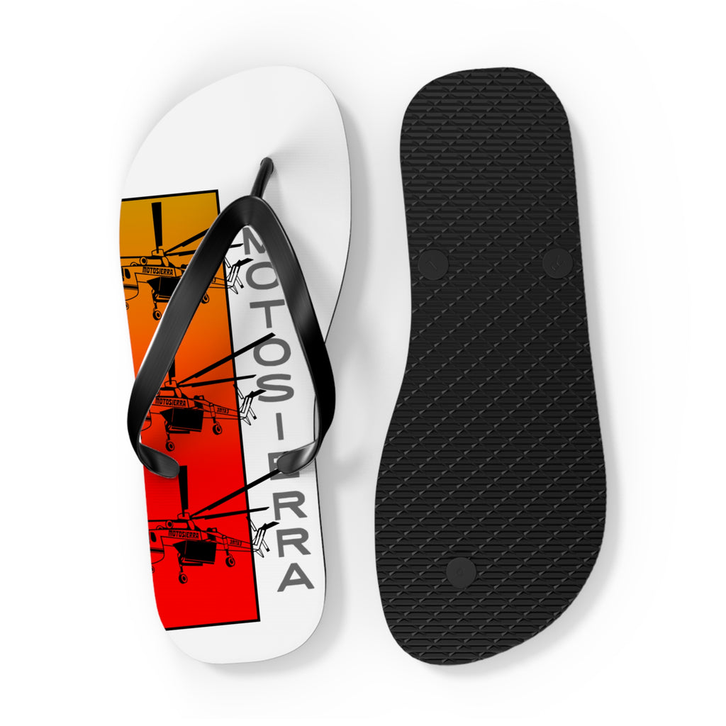 Sky Crane Red Bag Flops