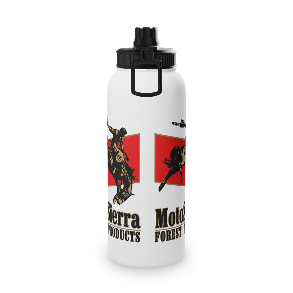 MotoSierra Stainless Steel Water Bottle, Sports Lid, Gym Hydration, Outdoor Adventure, Travel Companion,