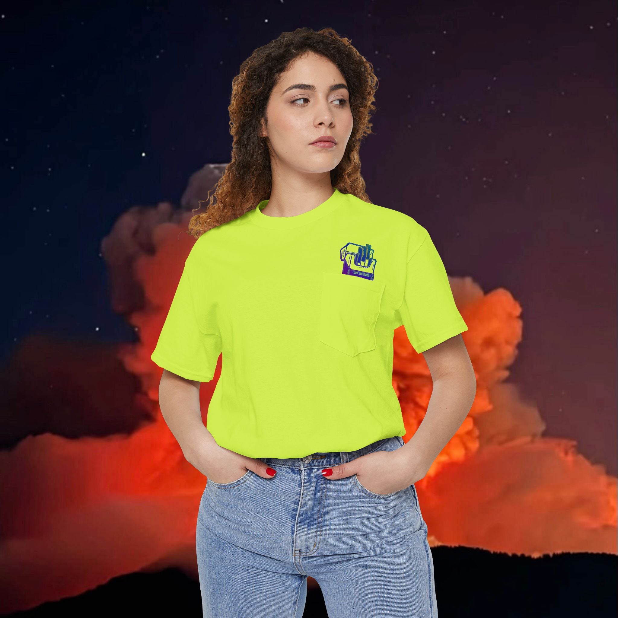 Smokes Unisex Heavy Cotton Pocket Tee
