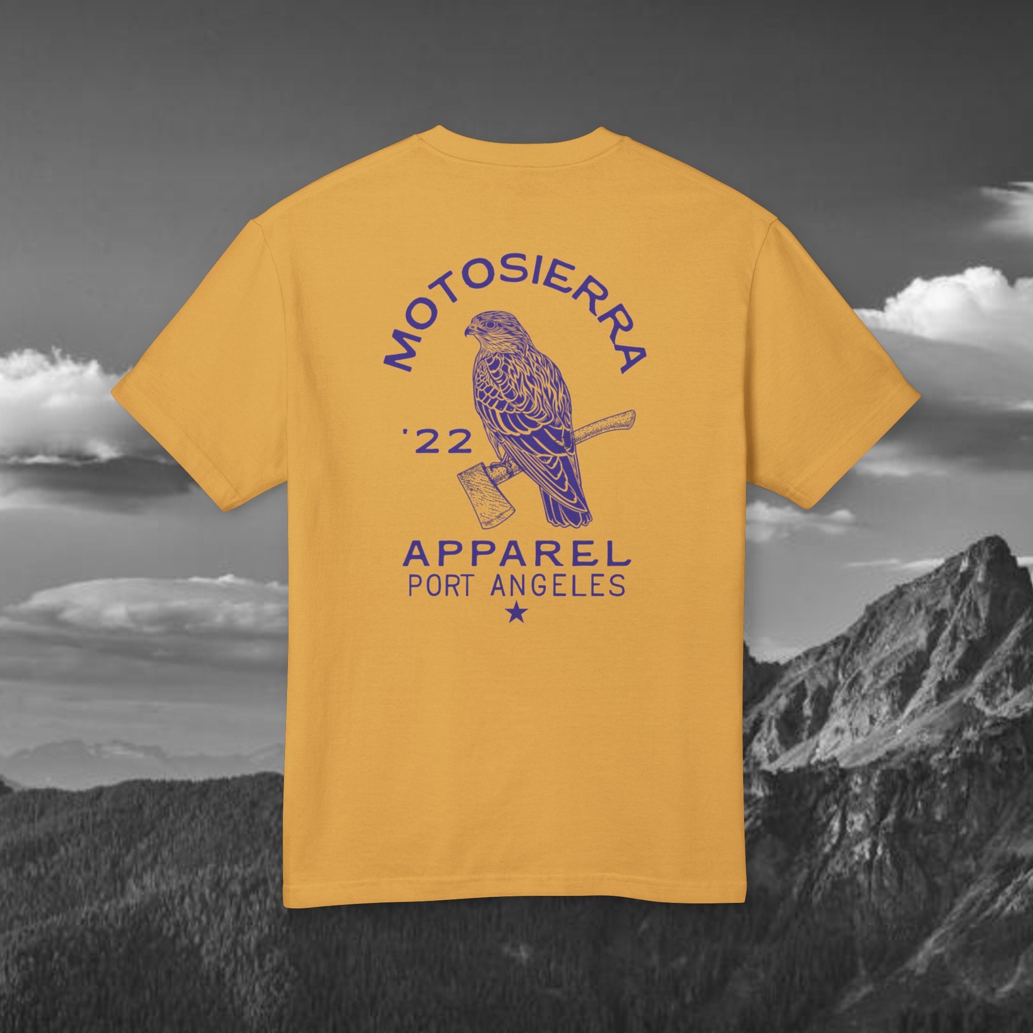 Peninsula Unisex Heavyweight Cotton T-Shirt, Hiking Gift, Outdoor Adventure Apparel, Bird Watchers Top