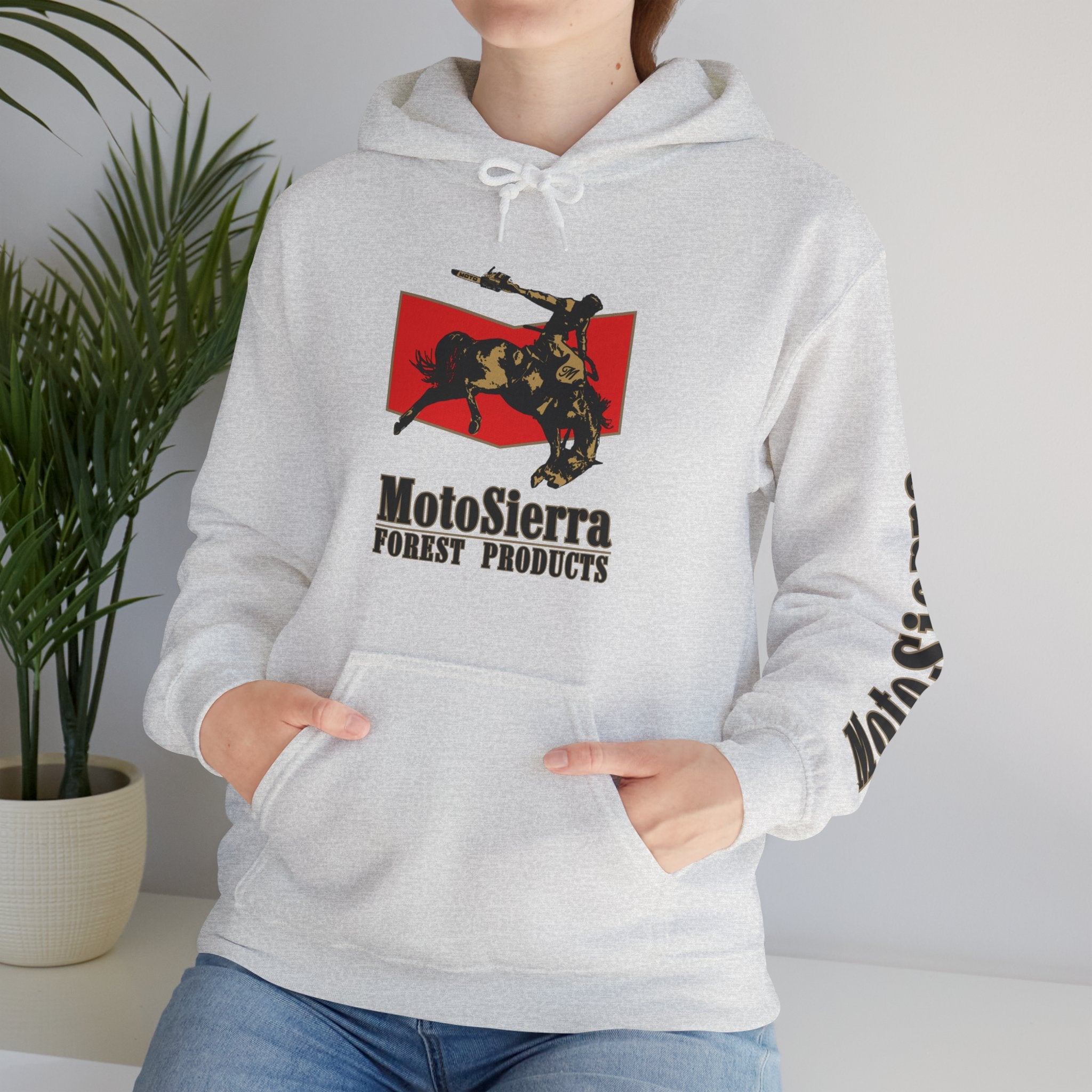 Moto Cowboy Heavy Blend Hoodie