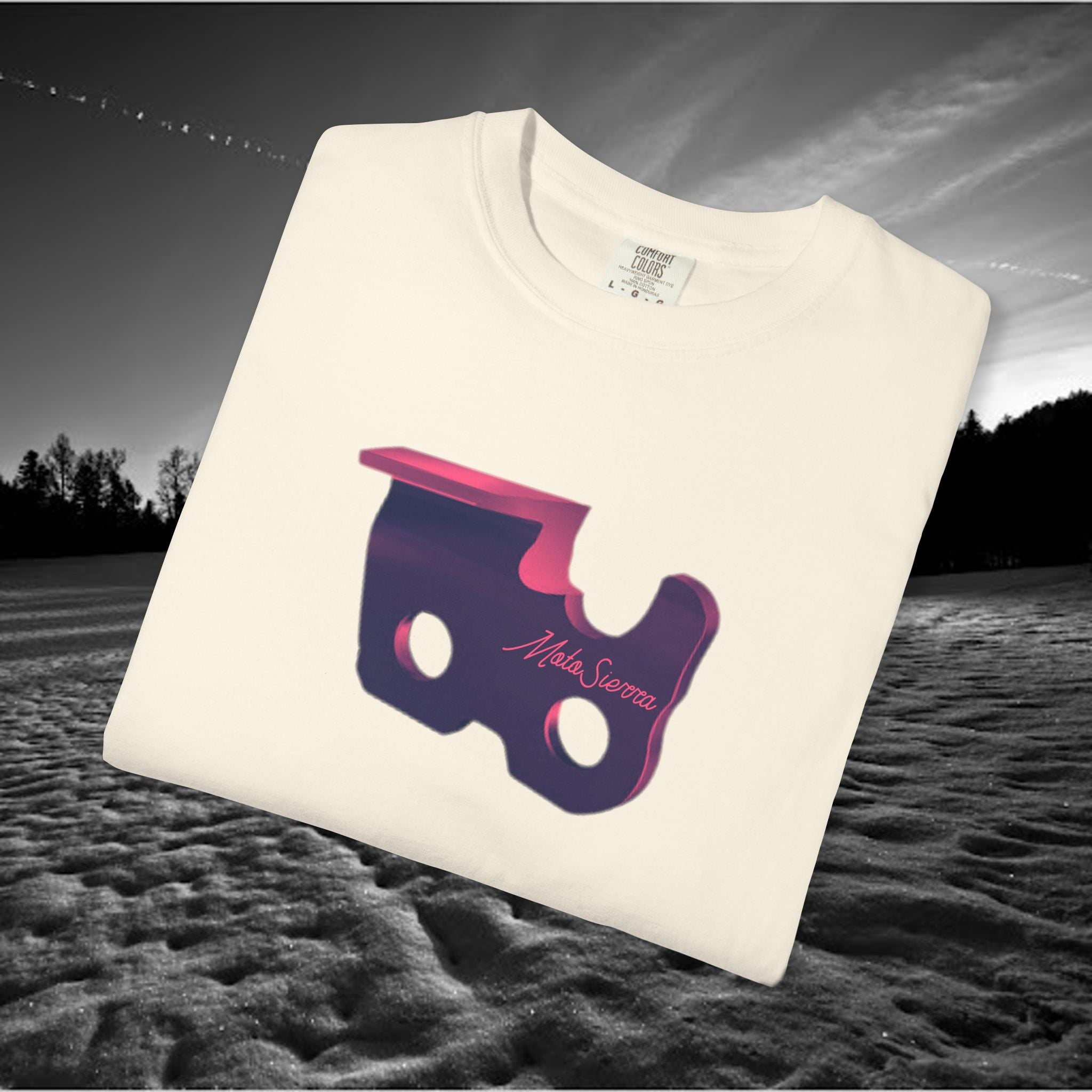 Cutter Garment-Dyed T-Shirt with Artistic Print, Casual Wear, Unique Gift, Streetwear, Graphic Tee, All-Occasion Style