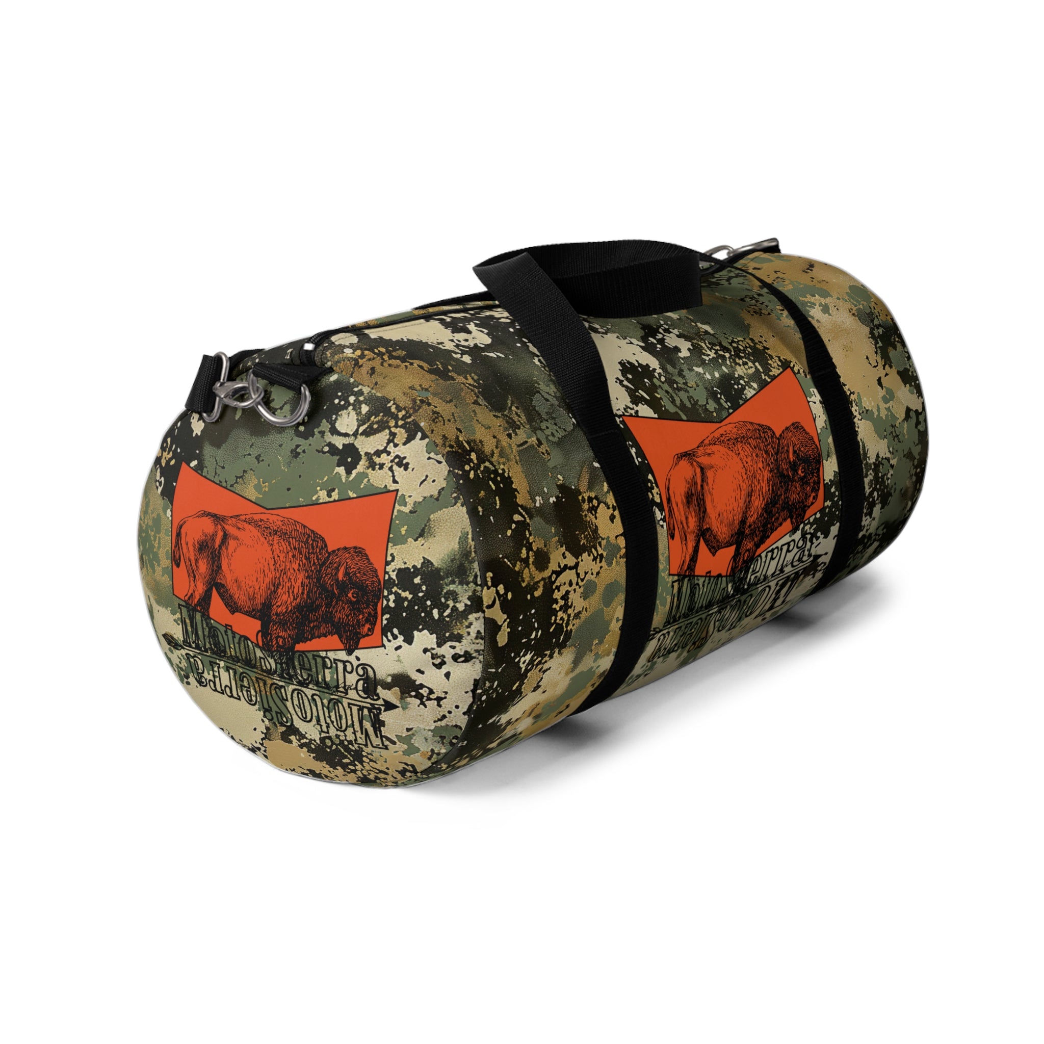 Bison Logo Flecktarn Duffel Bag