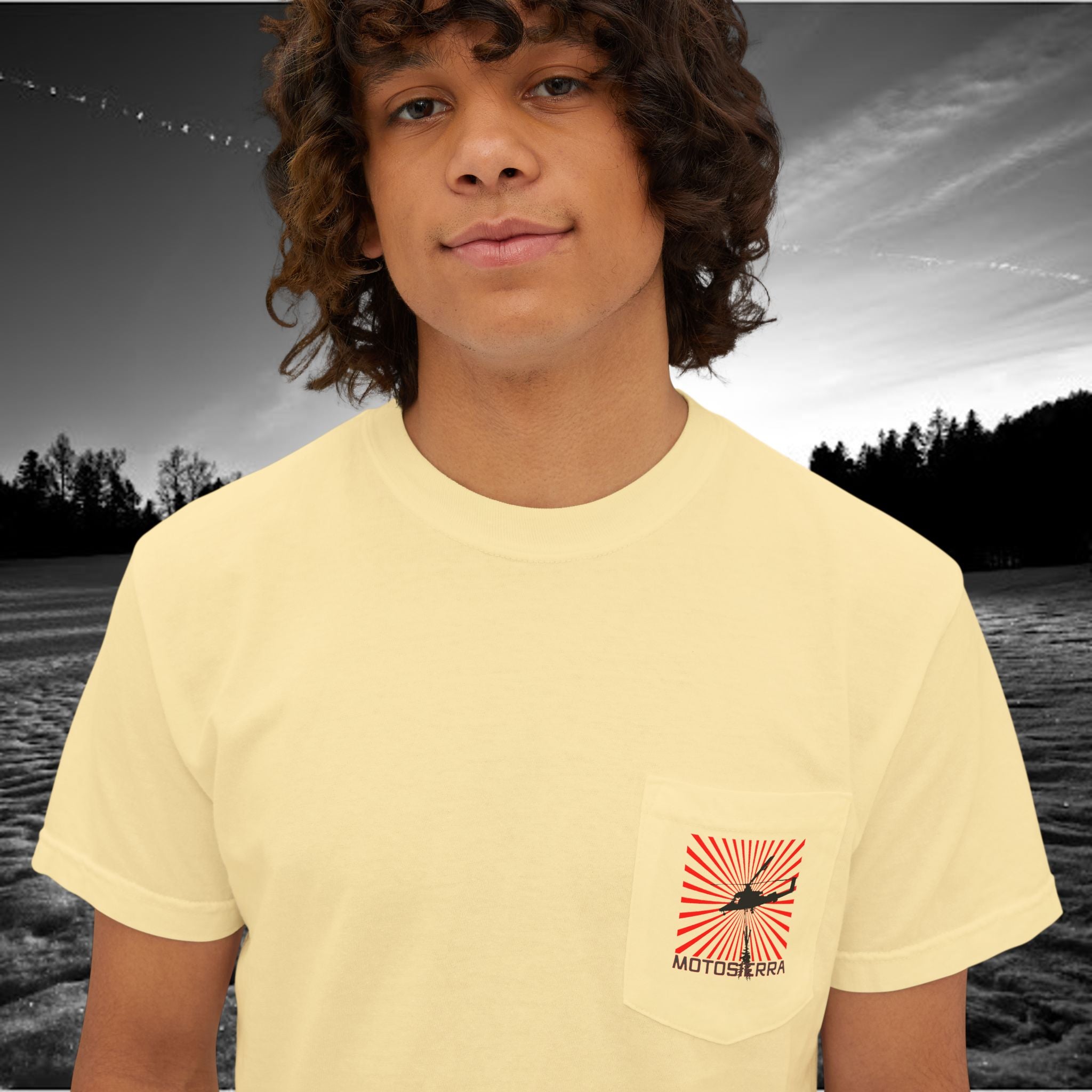 Interlocking Love Unisex Pocket T-Shirt - Premium Garment-Dyed Tee