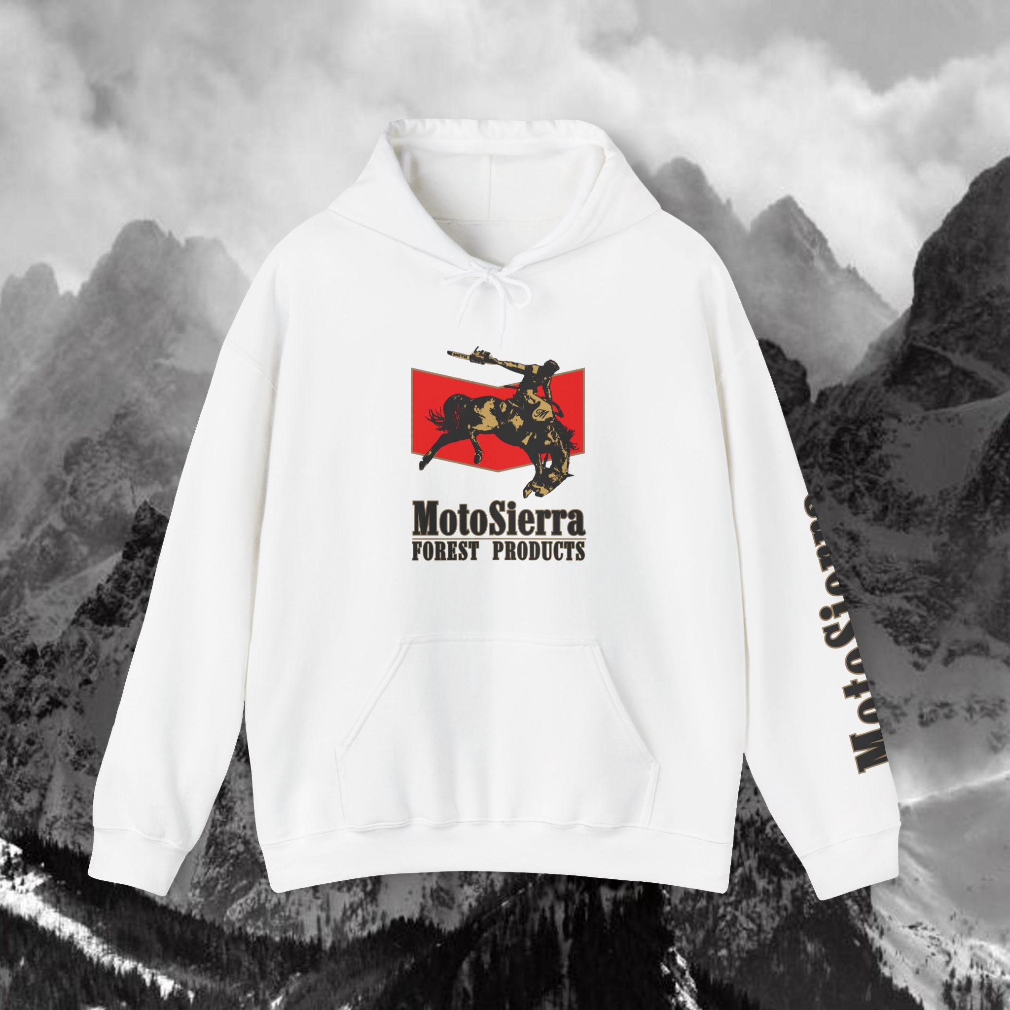 Moto Cowboy Heavy Blend Hoodie