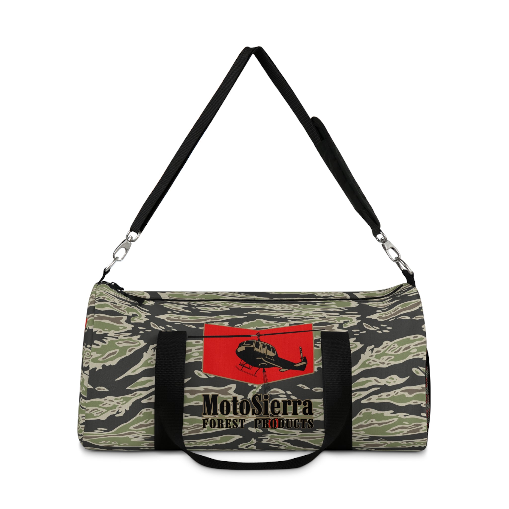 Tiger Stripe Duffel Bag for Outdoor Adventures, Travel & Gym, Stylish Military-Inspired Gear, Durable Weekender Bag