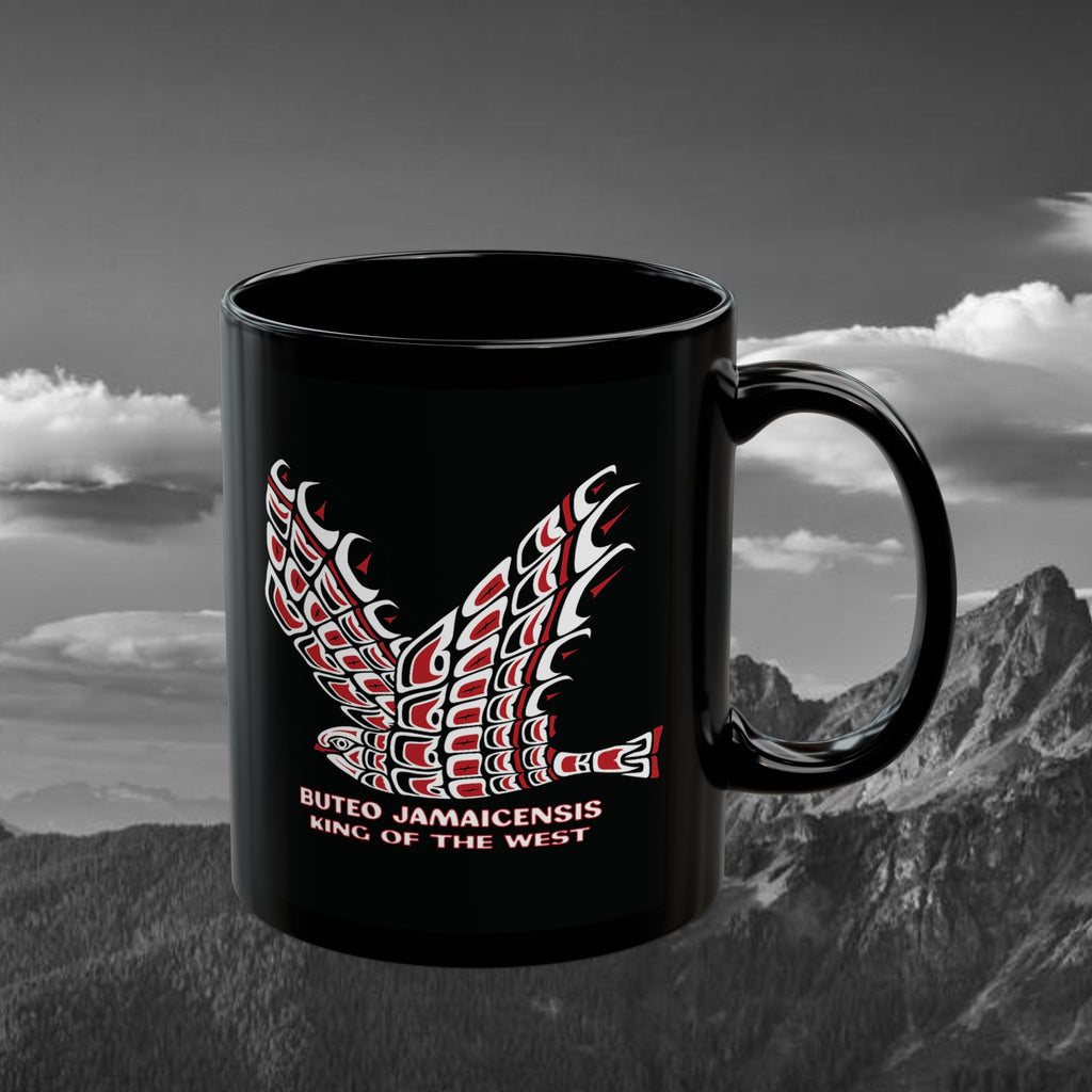 Red-Tailed Black Mug (11oz, 15oz)