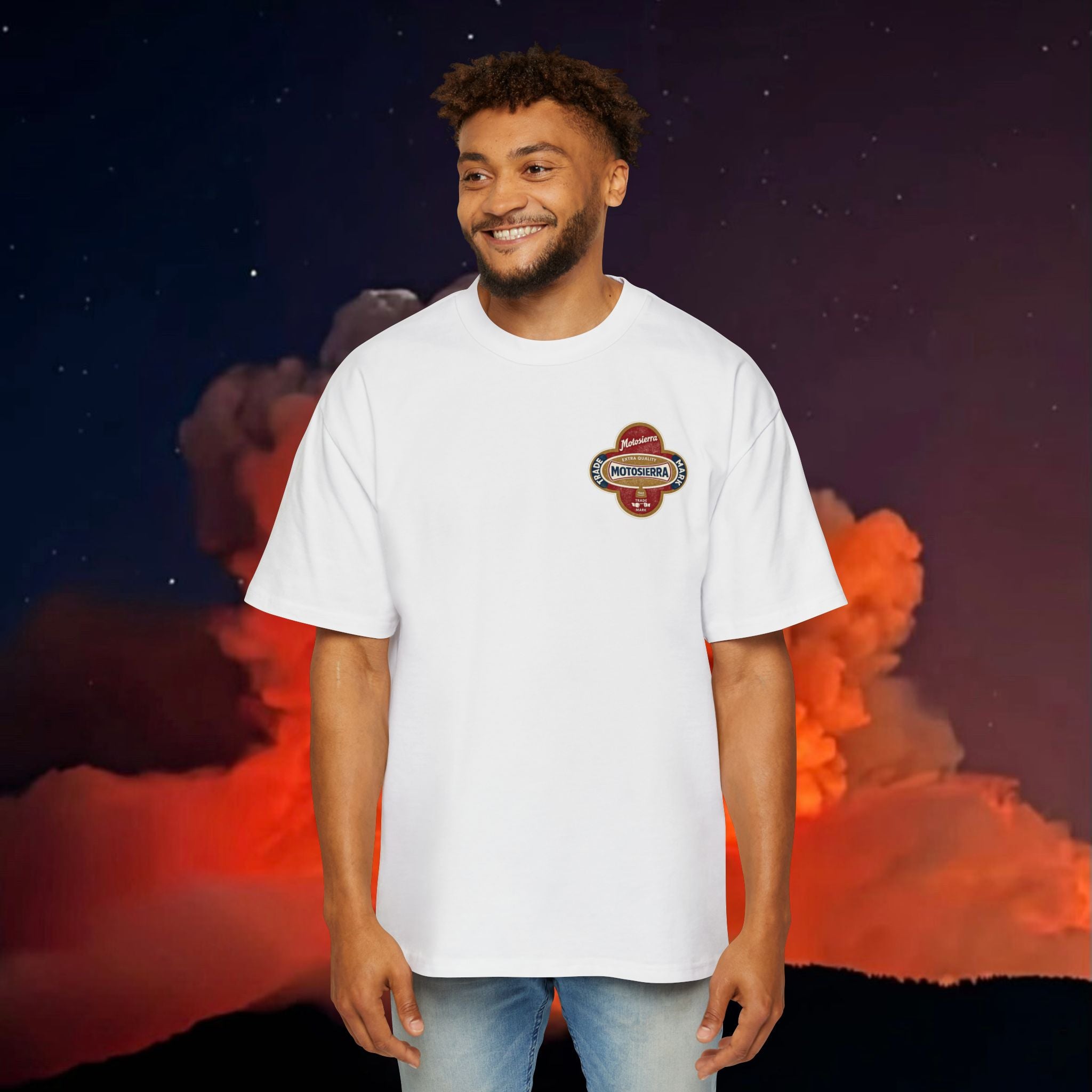 Axe Label Men's Heavy Oversized Tee