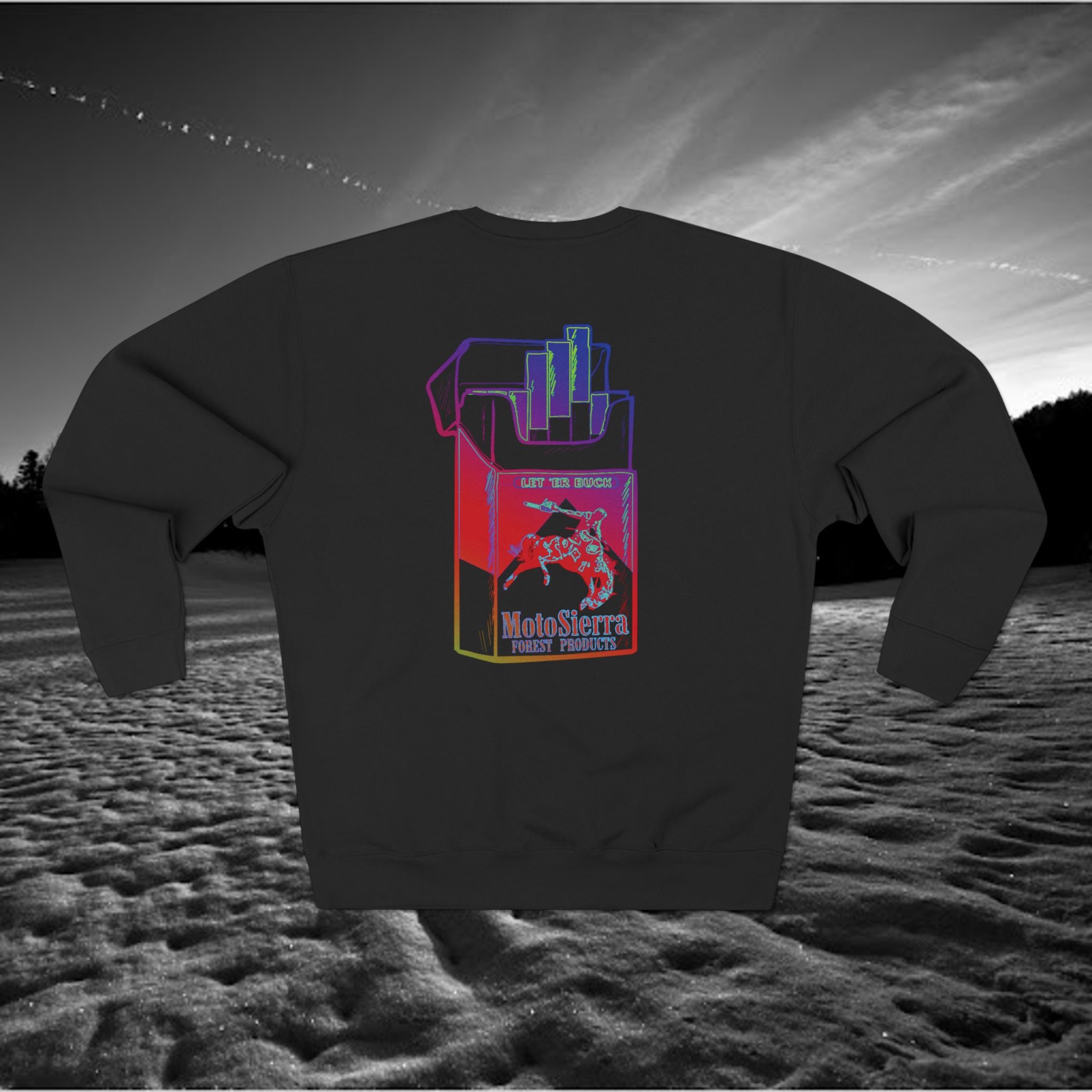 Neon Dart Unisex Crewneck Sweatshirt