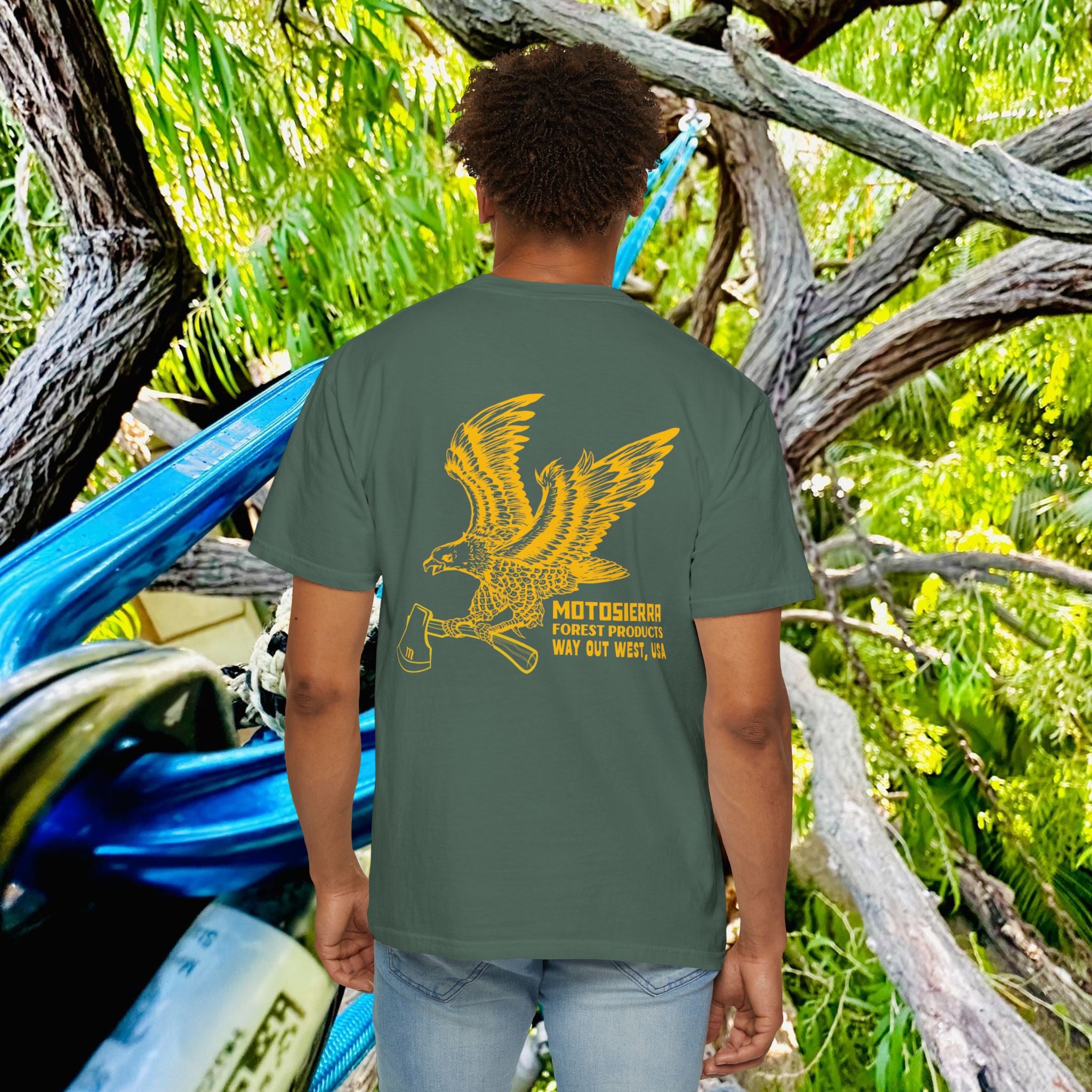 Eagle Unisex Garment-Dyed T-shirt