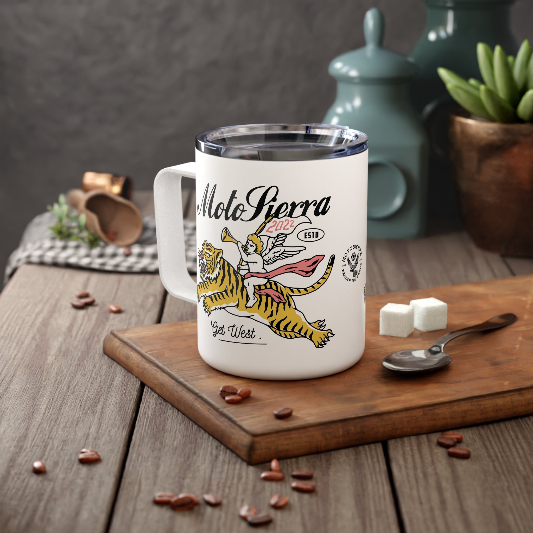 Get West Insulated Travel Mug, Camping Coffee Cup