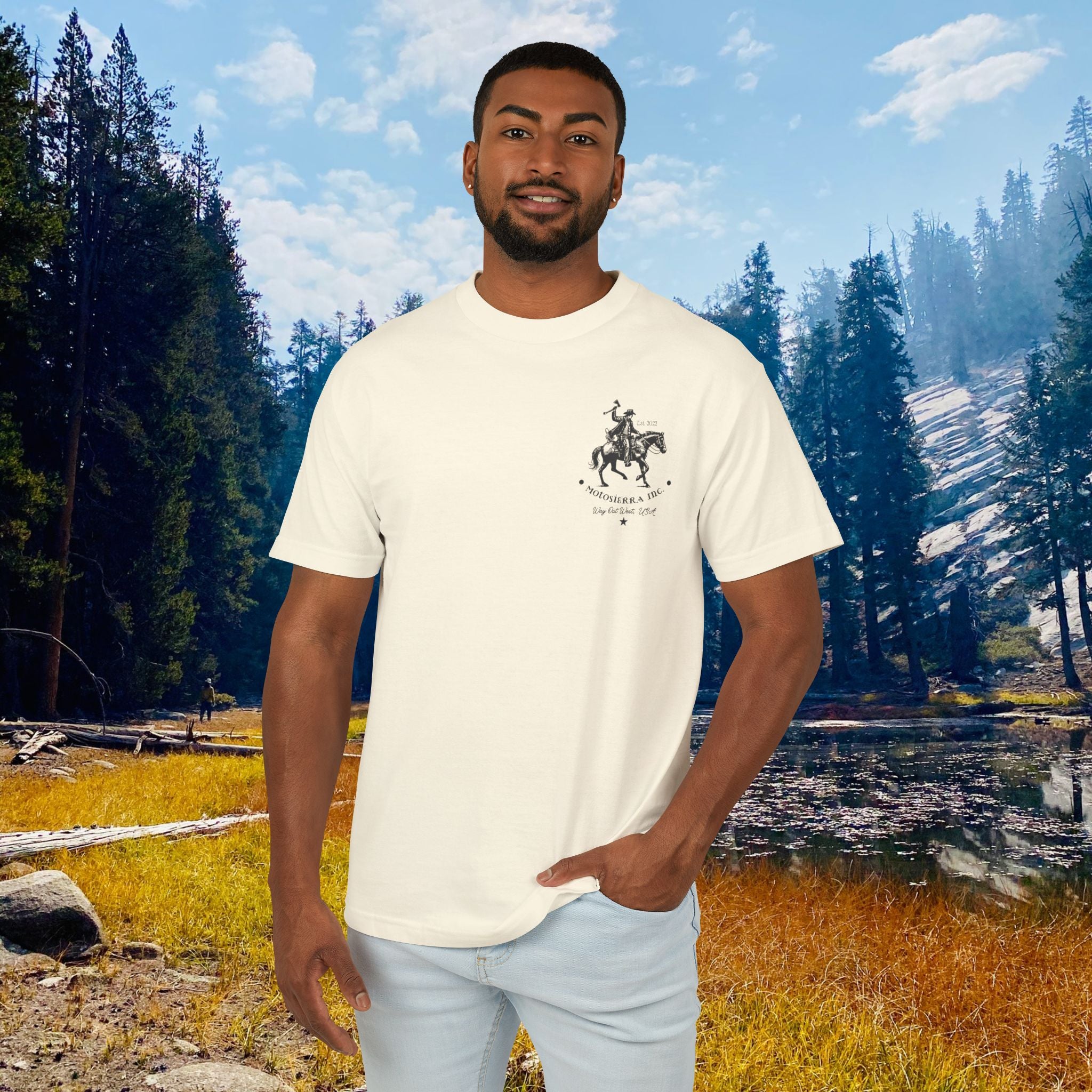 Unisex Cowboy Graphic Tee, Perfect for Gifts, Outdoors, Rodeo Events, Vintage Style