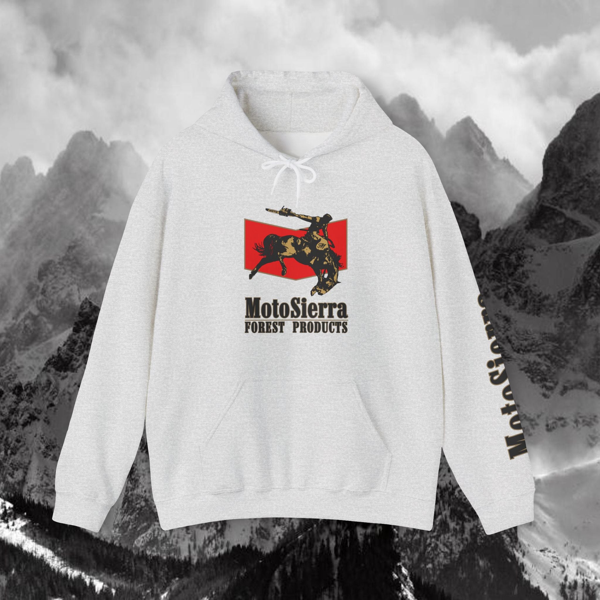 Moto Cowboy Heavy Blend Hoodie