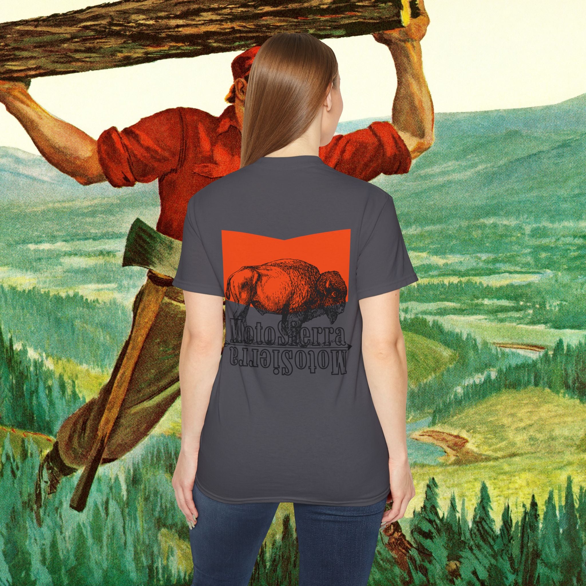 EUROPE ONLY Bison Unisex Ultra Cotton Tee