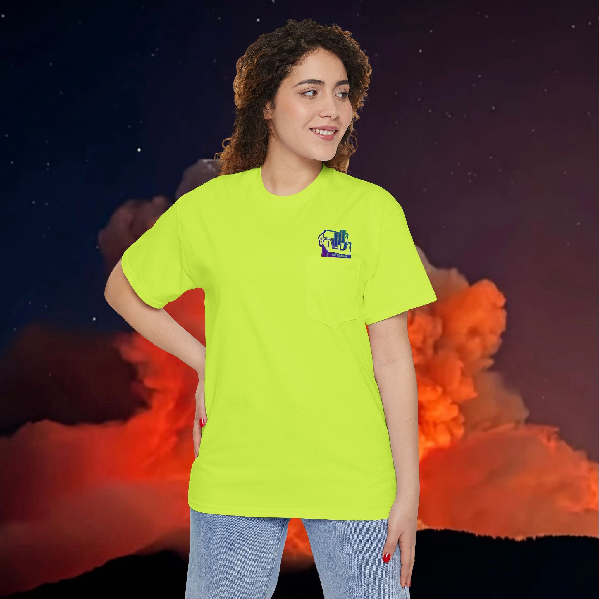 Smokes Unisex Heavy Cotton Pocket Tee