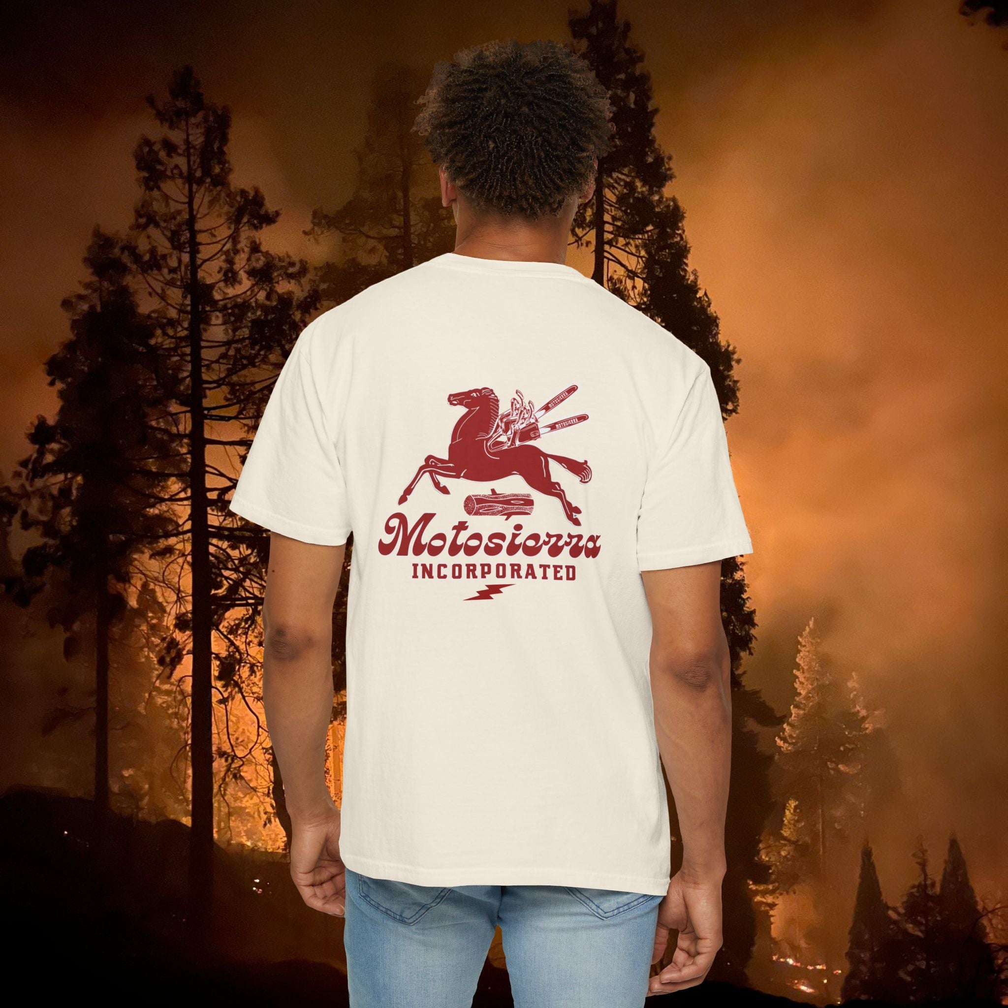 Pegasus Unisex Garment-Dyed T-shirt