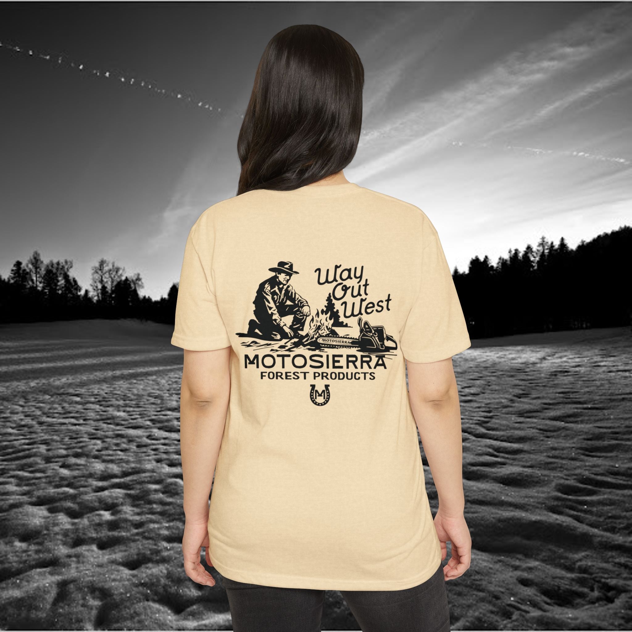 Way Out West Unisex CVC Jersey T-shirt