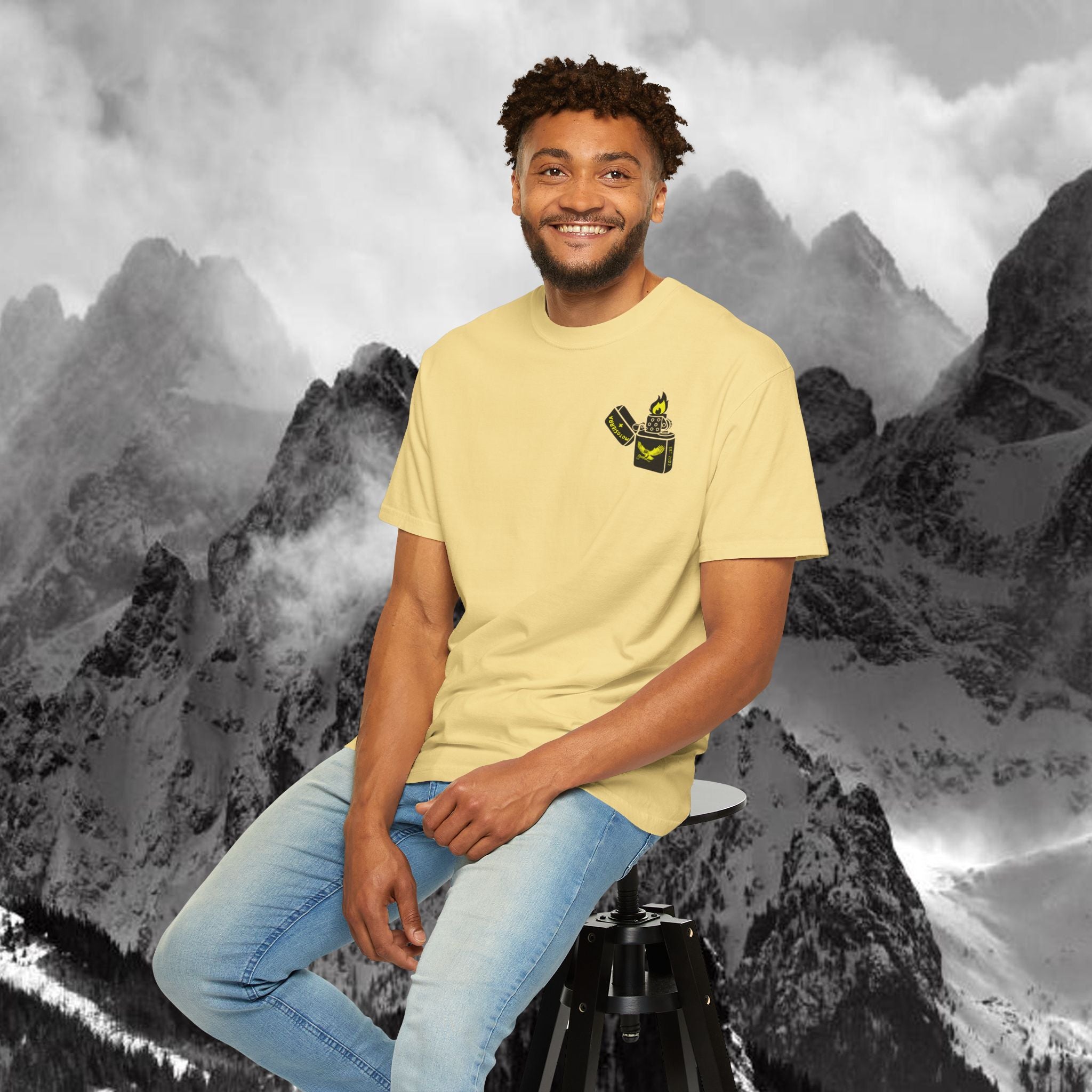 Flint Unisex Garment-Dyed T-shirt