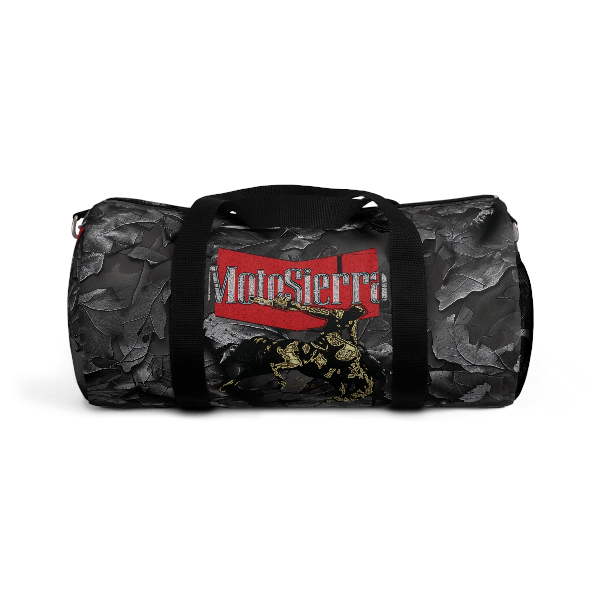 Gray Leaf Camo Duffel Bag