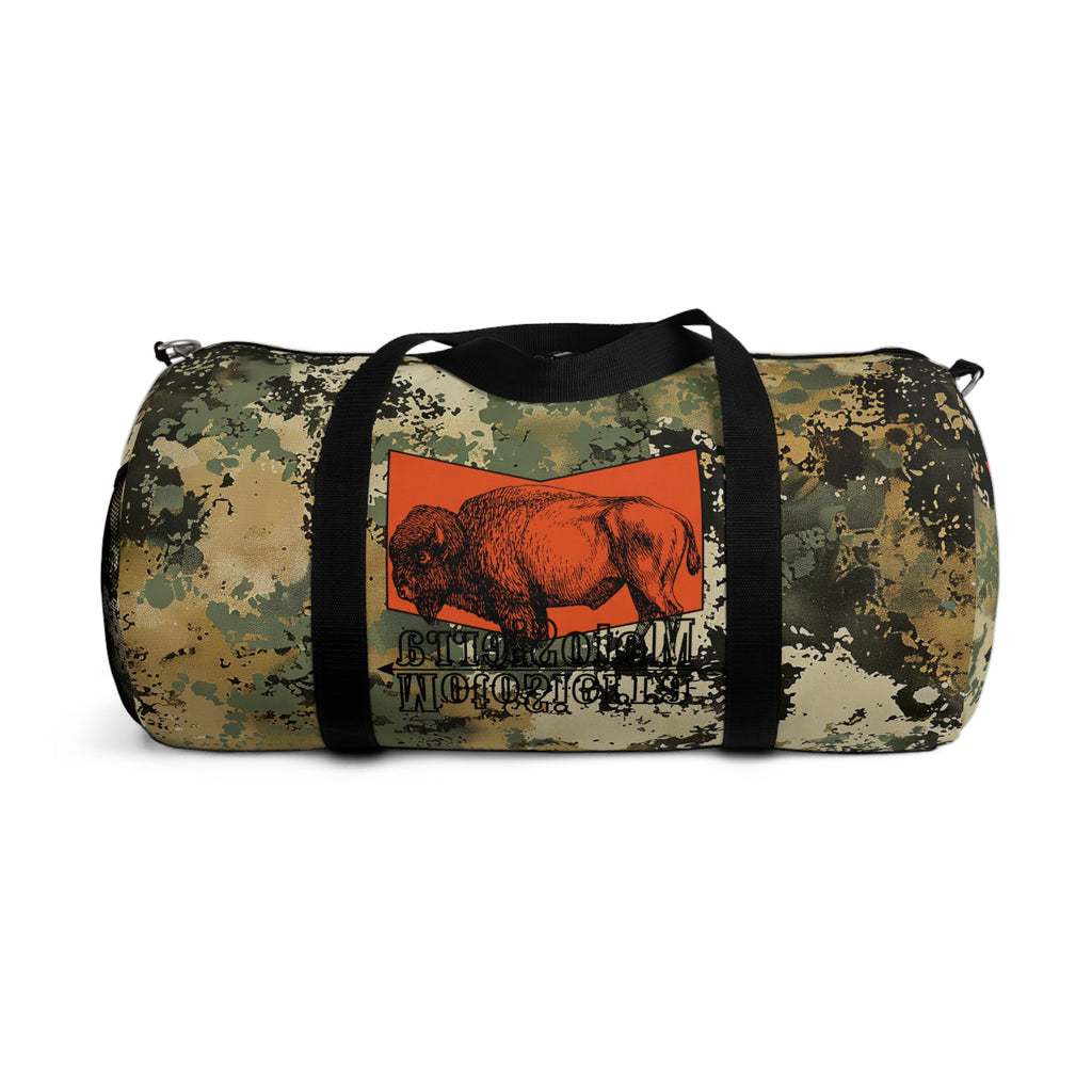 Bison Logo Flecktarn Duffel Bag