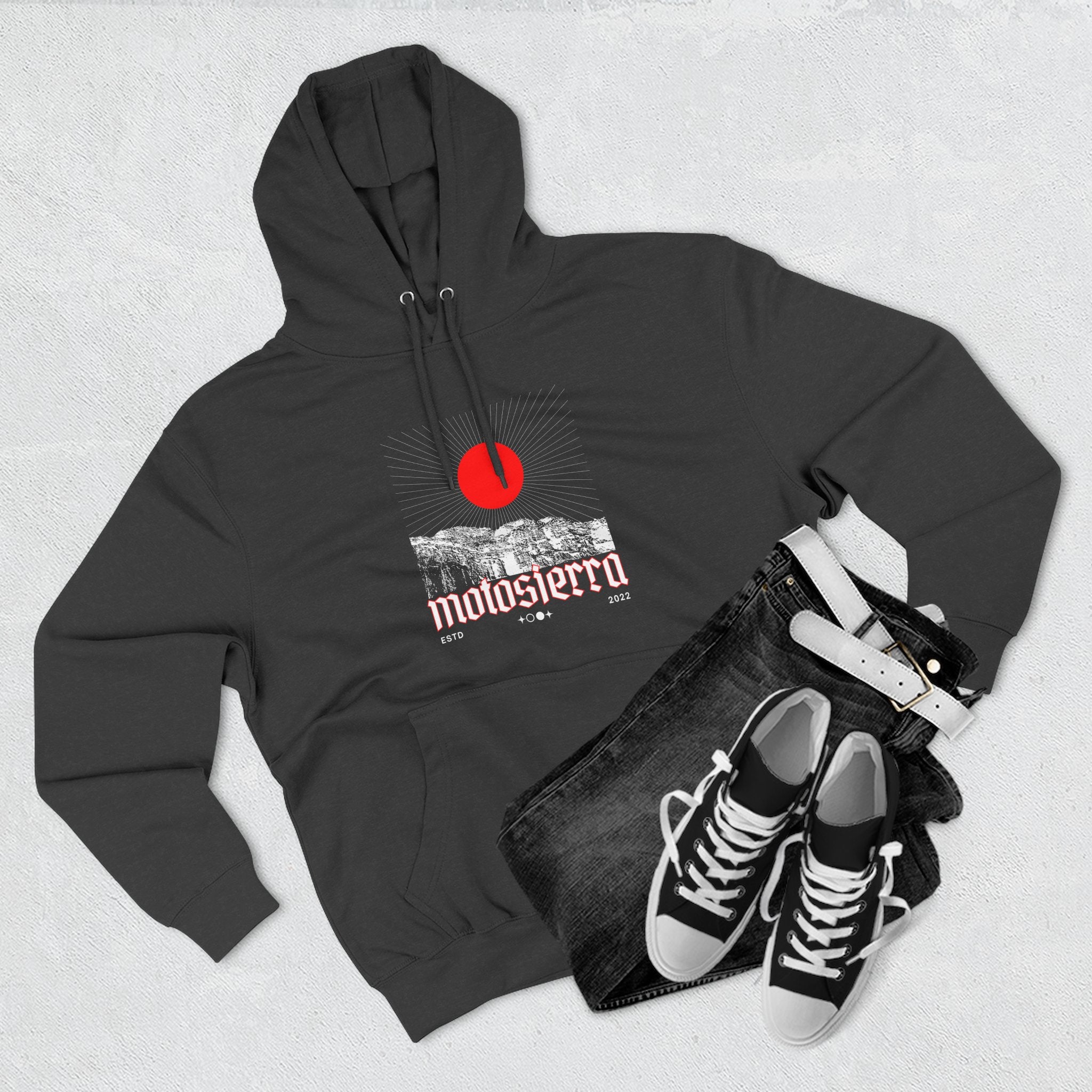 Talus Three-Panel Fleece Hoodie