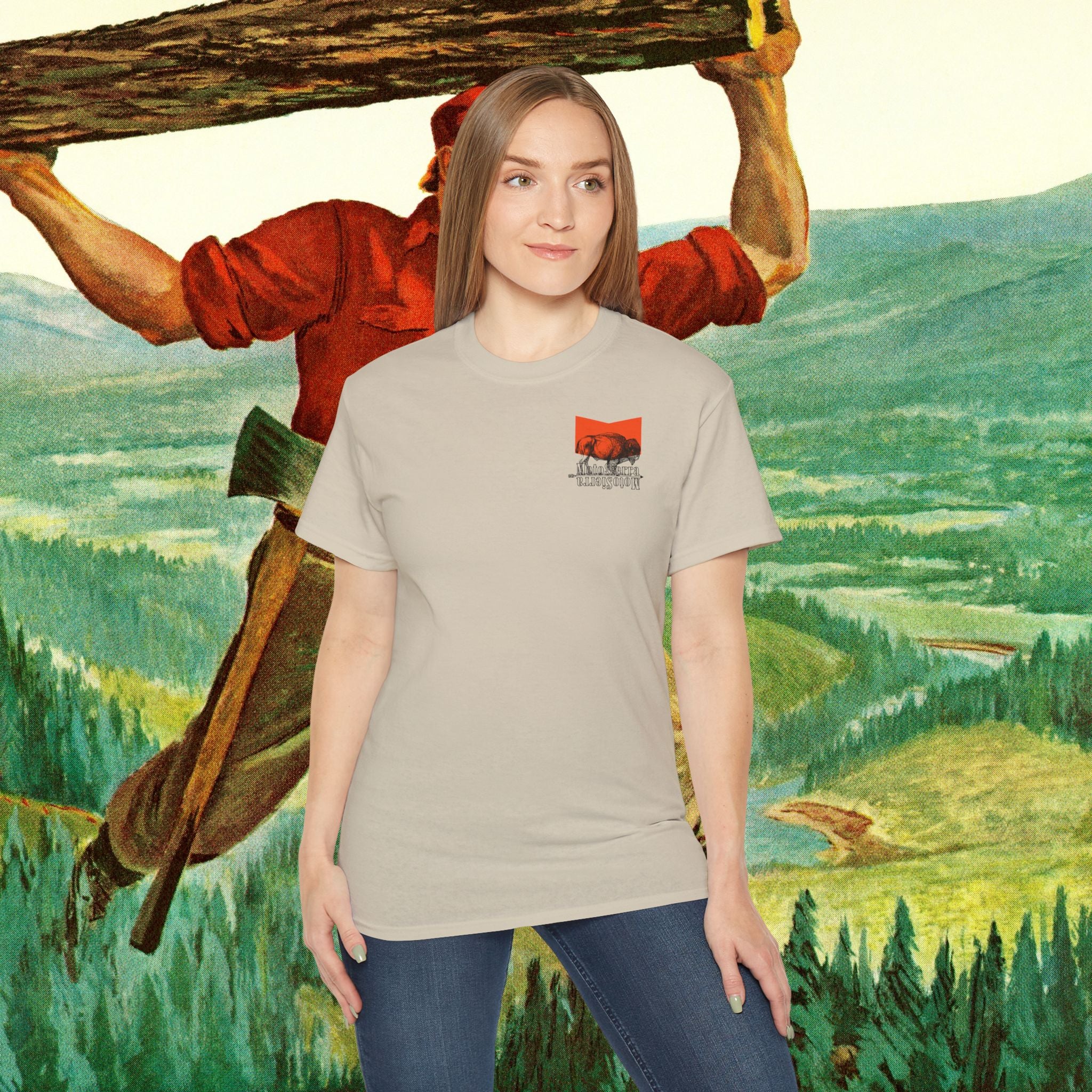 EUROPE ONLY Bison Unisex Ultra Cotton Tee