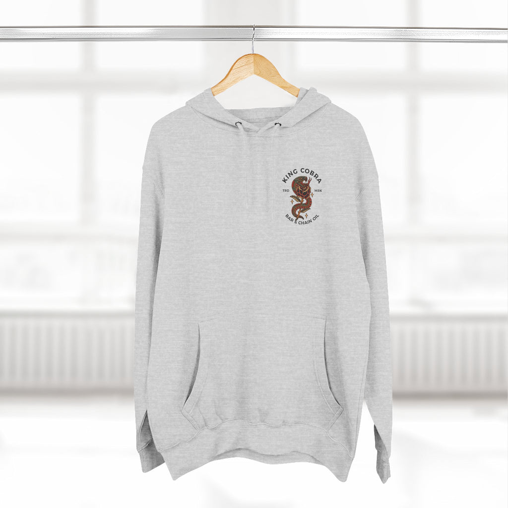 King Cobra Three-Panel Fleece Hoodie