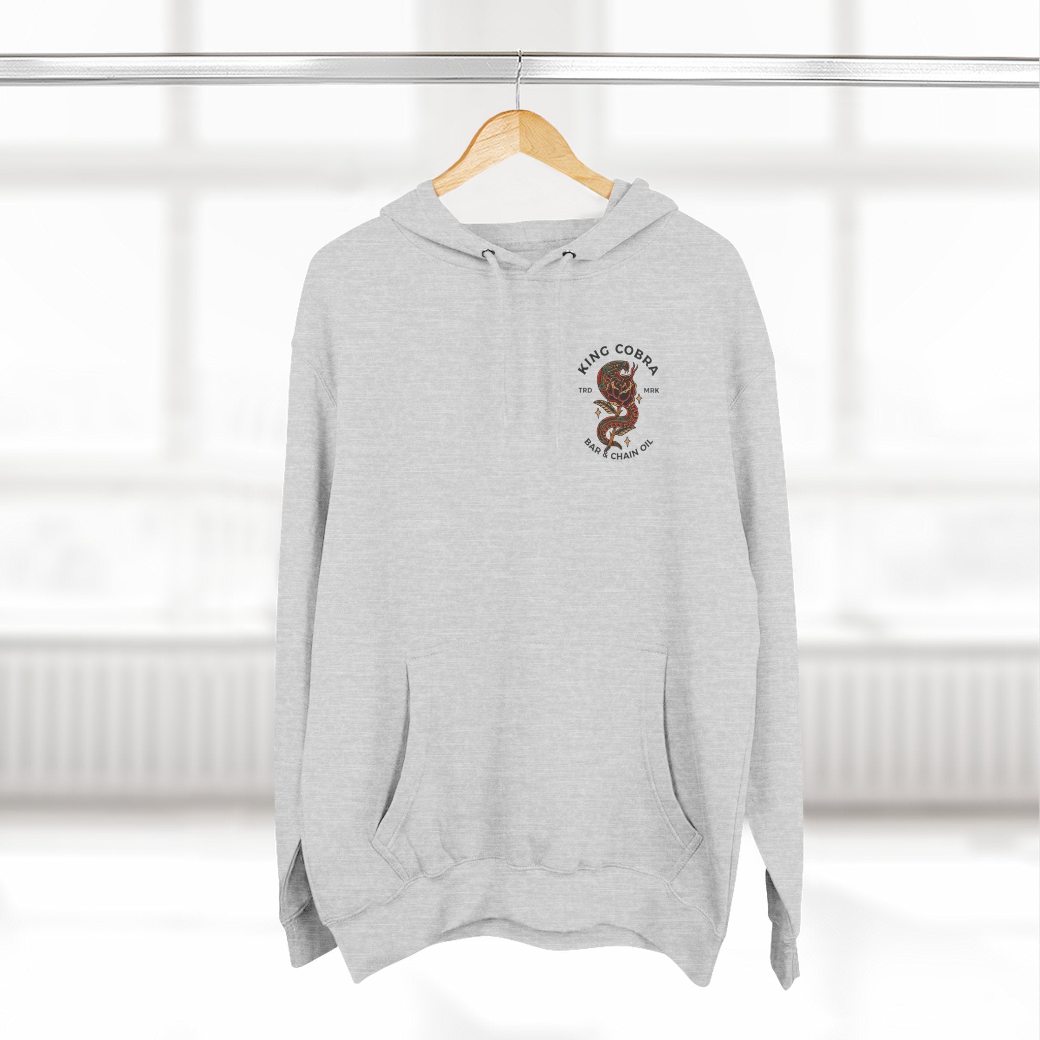 King Cobra Three-Panel Fleece Hoodie