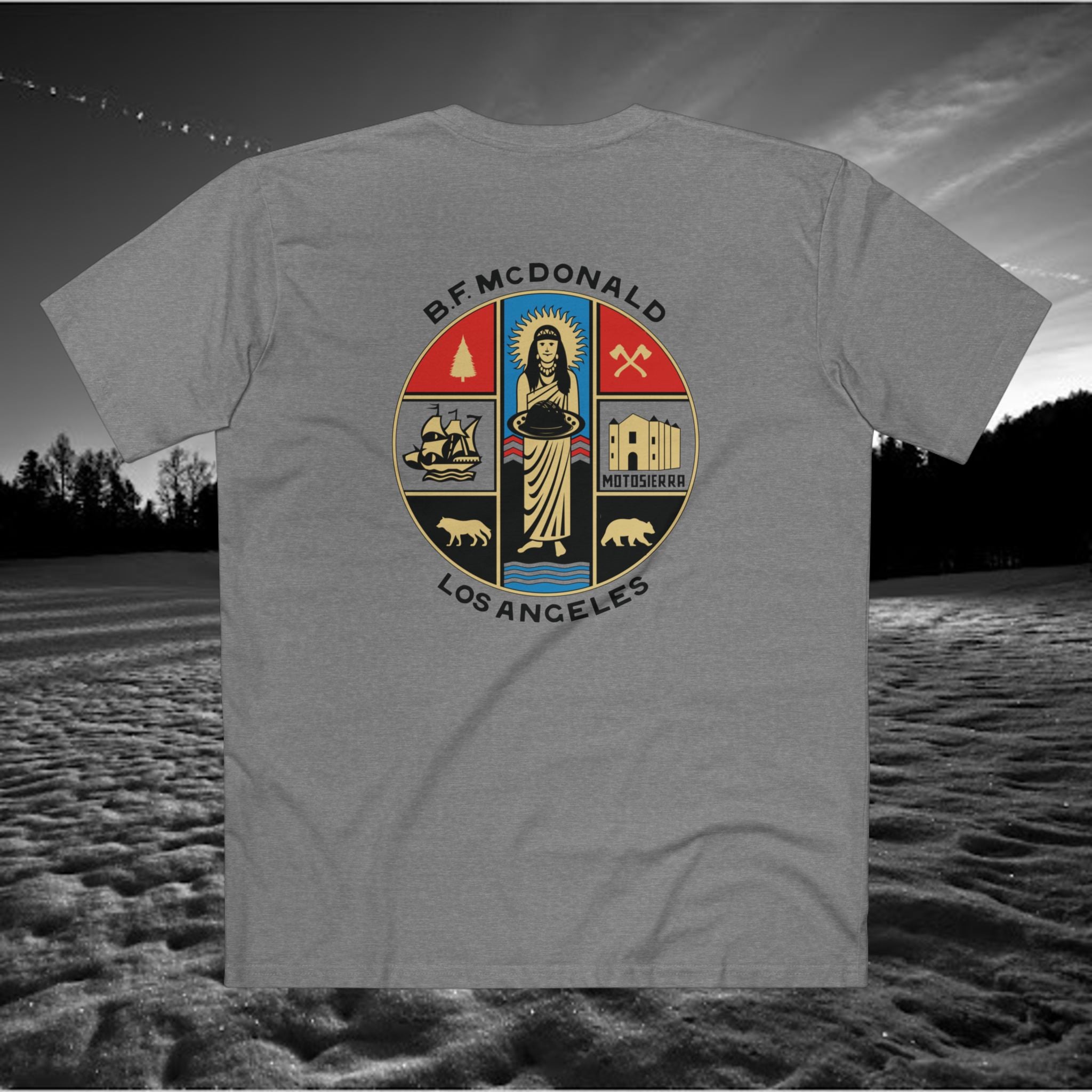 BF McDonald Los Angeles Men's Staple Tee
