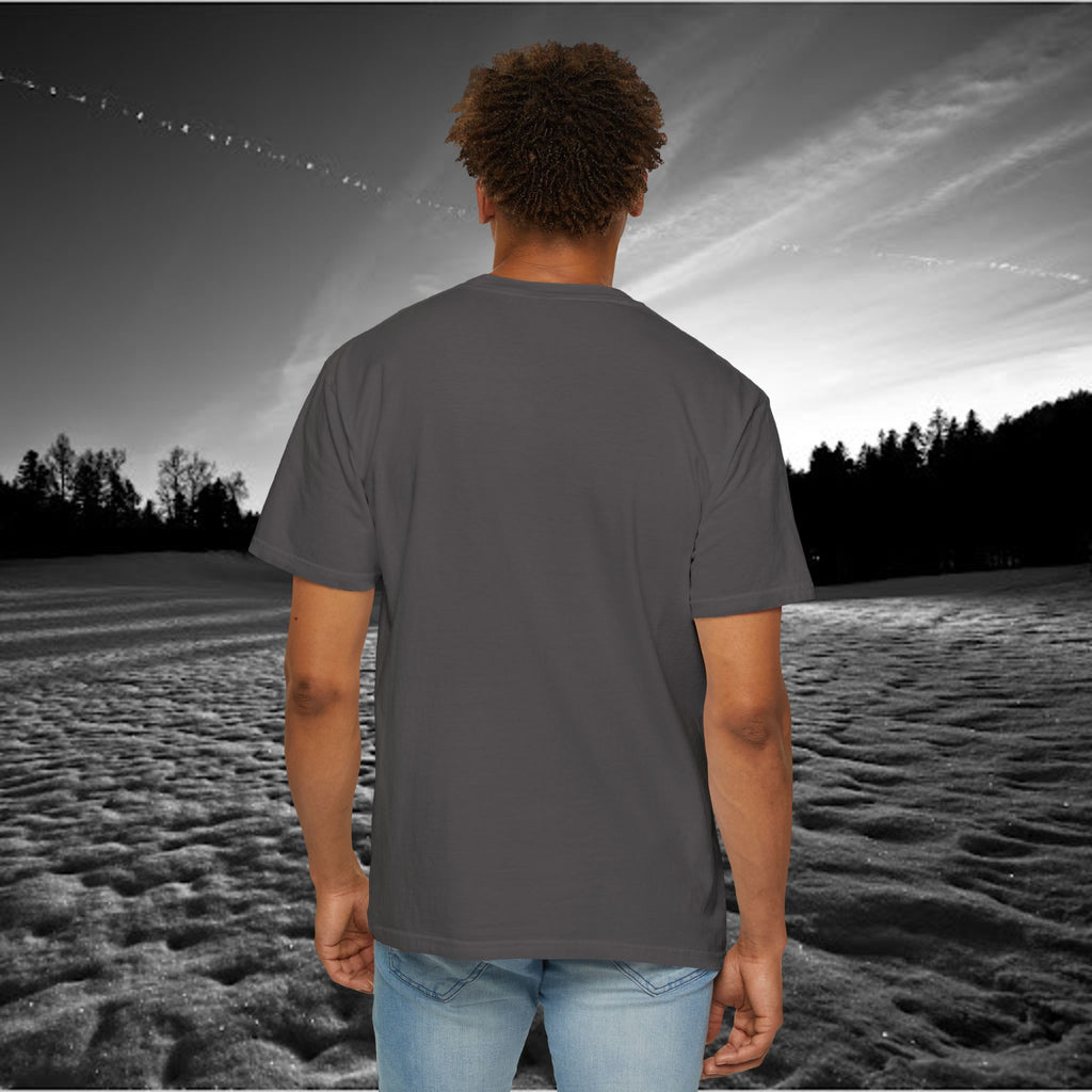 Aberdeen Garment-Dyed T-Shirt with Artistic Print, Casual Wear, Unique Gift, Graphic Tee
