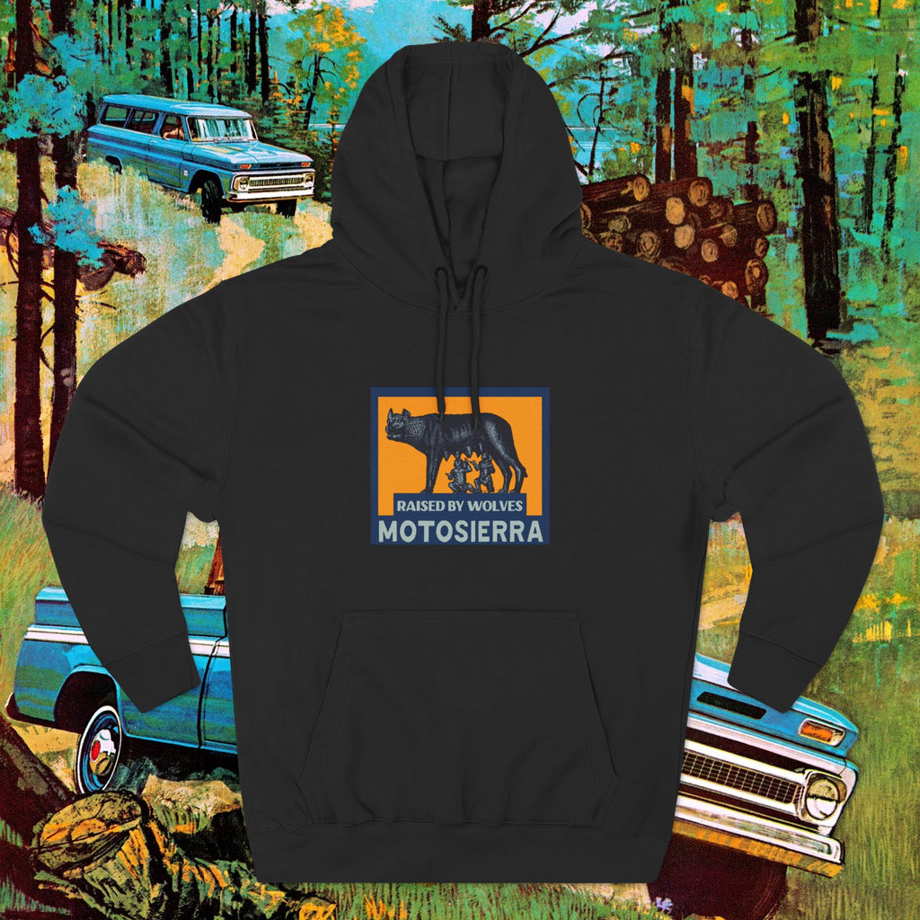 Raised By Wolves Three-Panel Fleece Hoodie