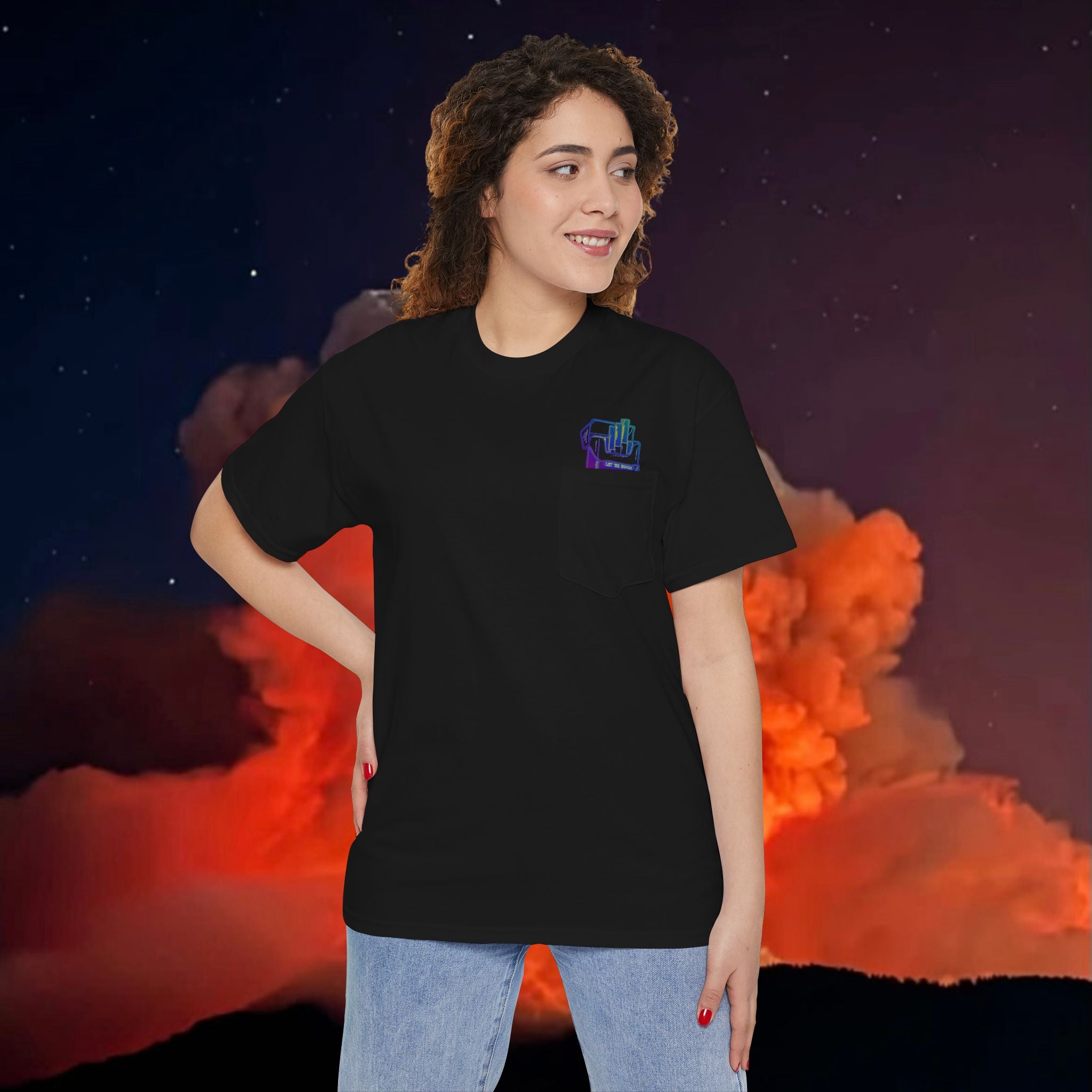Smokes Unisex Heavy Cotton Pocket Tee