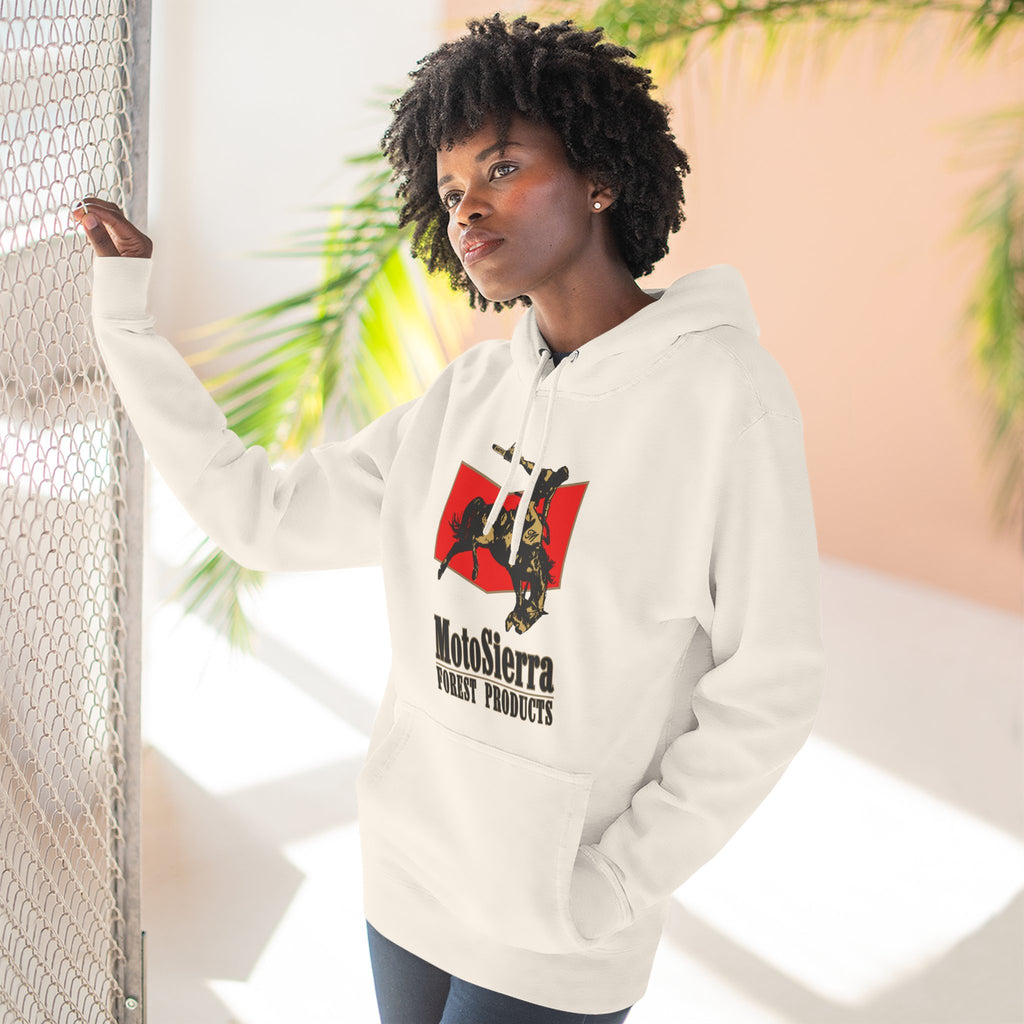 Classic Cowboy Logo Three-Panel Fleece Hoodie