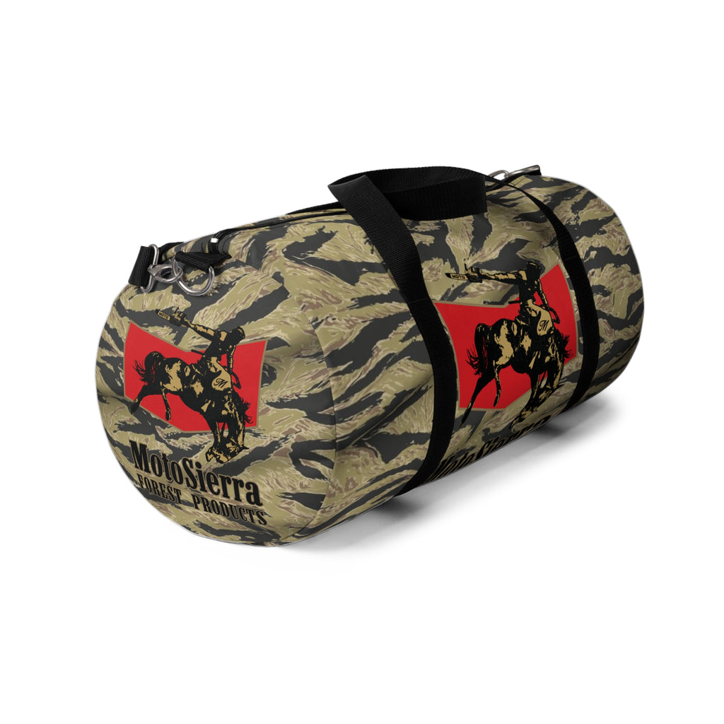 Gold Tiger Cowboy Logo Motosierra Adventure Duffel Bag