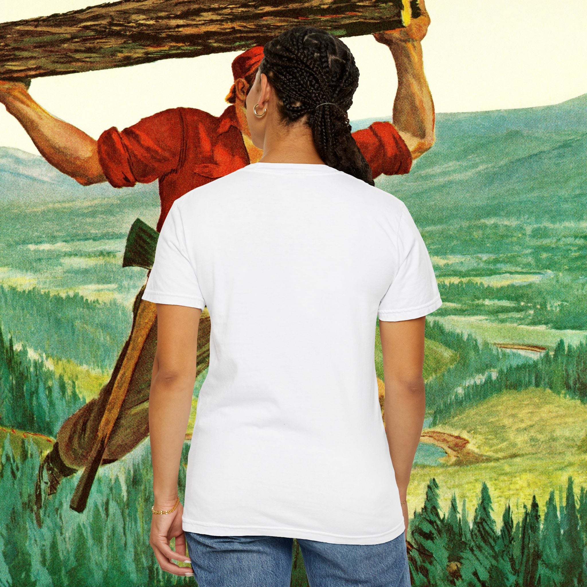 Plug Unisex Garment-Dyed T-shirt