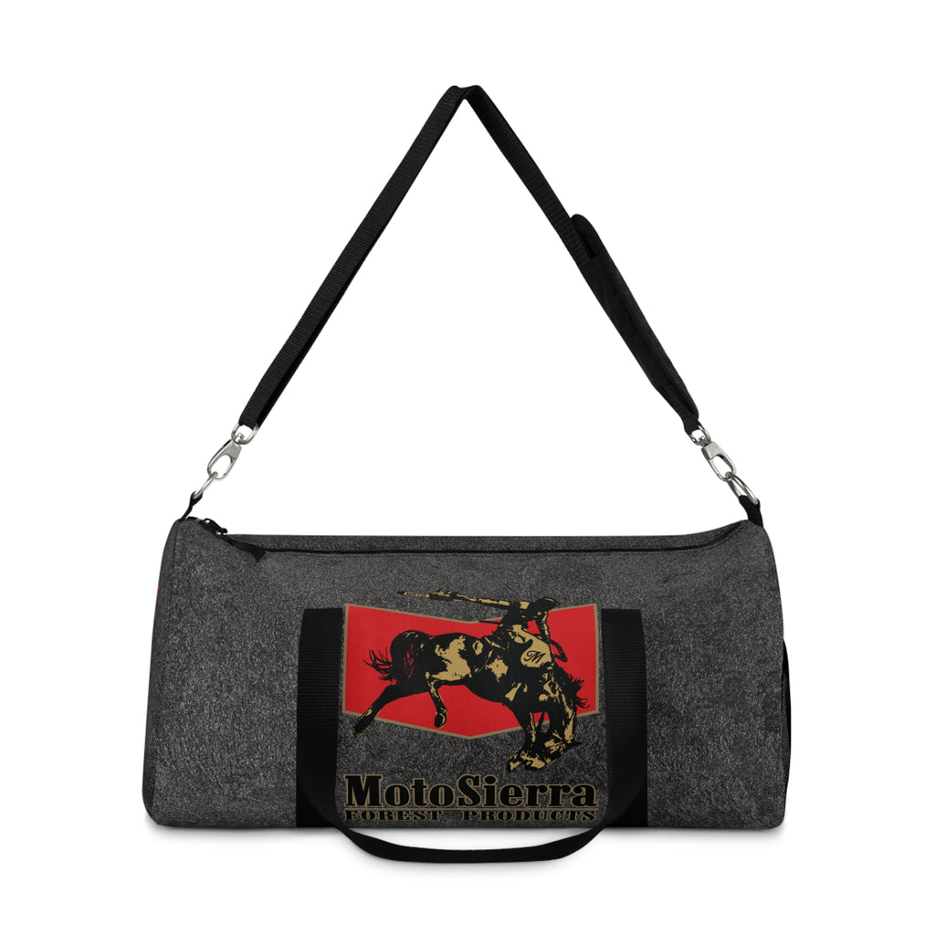Space Dust Cowboy Logo Motosierra Adventure Duffel Bag - Perfect for Gym, Travel, Outdoor Activities, Weekend Getaway, Gifts