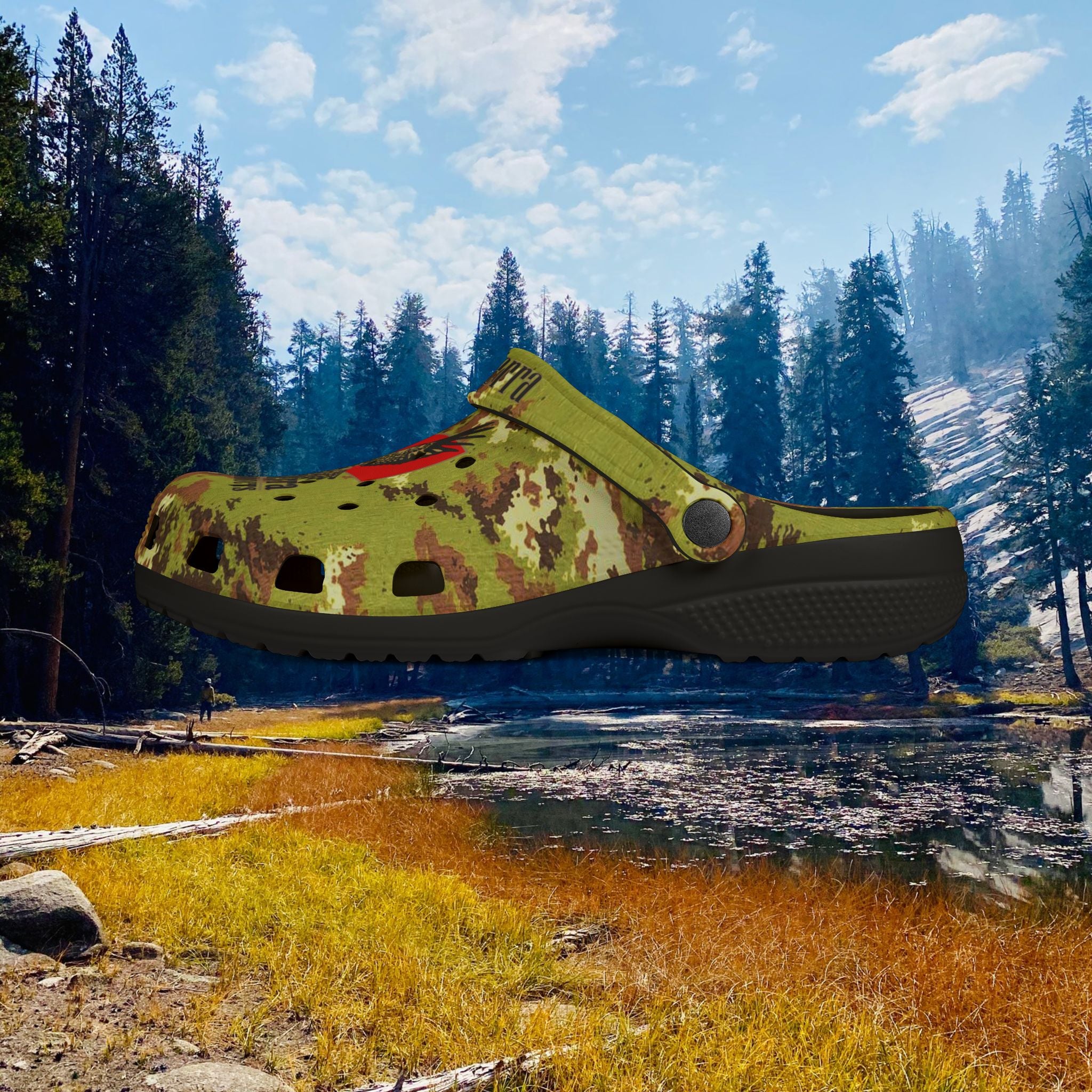 Kestrel Logo Camo Foam Rubber Shoes