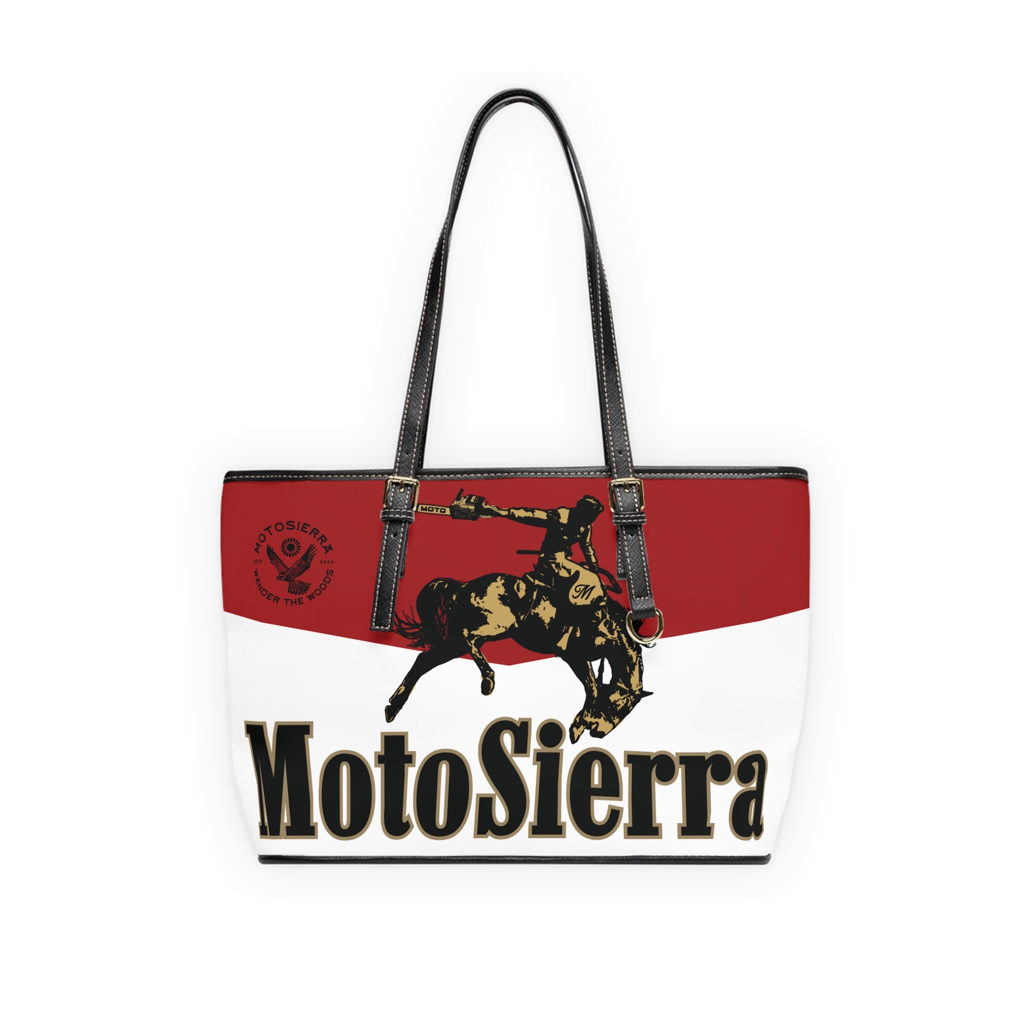 Moto Cowboy Artificial Leather Shoulder Bag Stylish Tote, Everyday Accessory, Women's Handbag