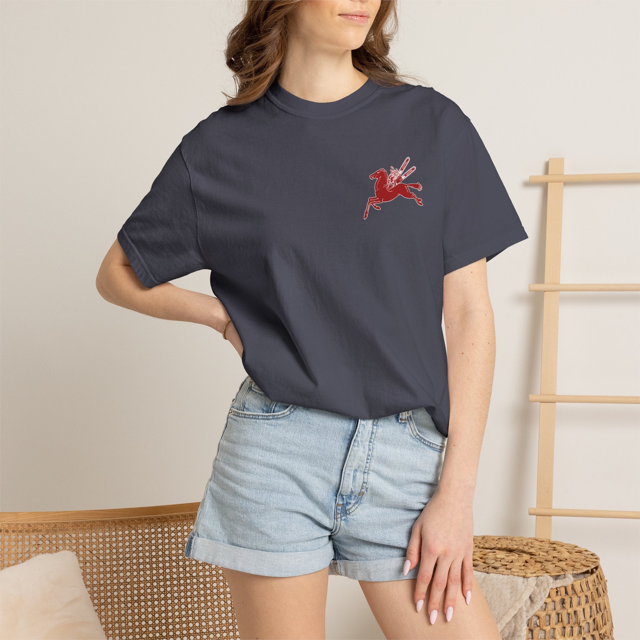 Pegasus Unisex Garment-Dyed T-shirt